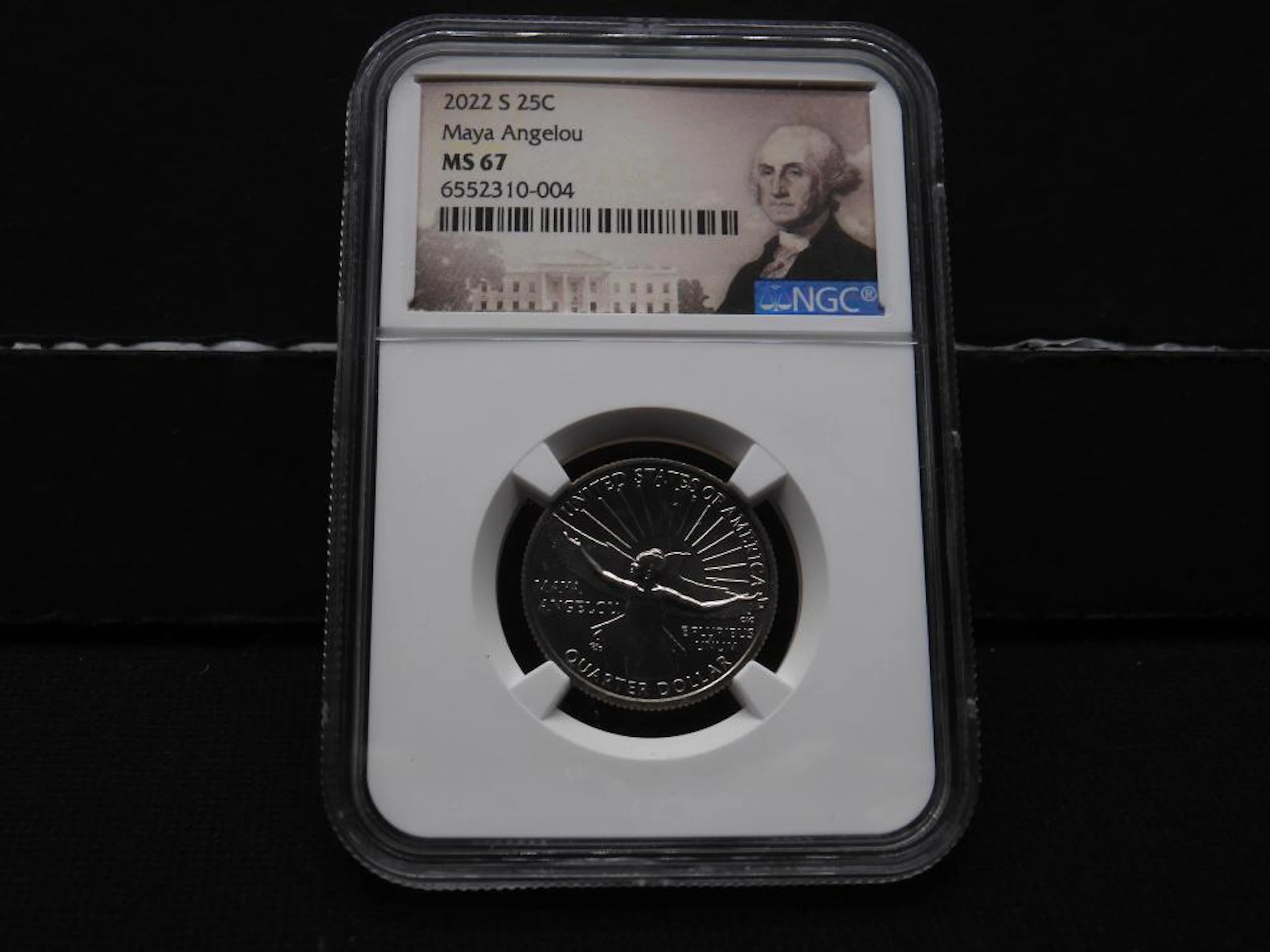 2022-S Maya Angelou Quarter - NGC MS67