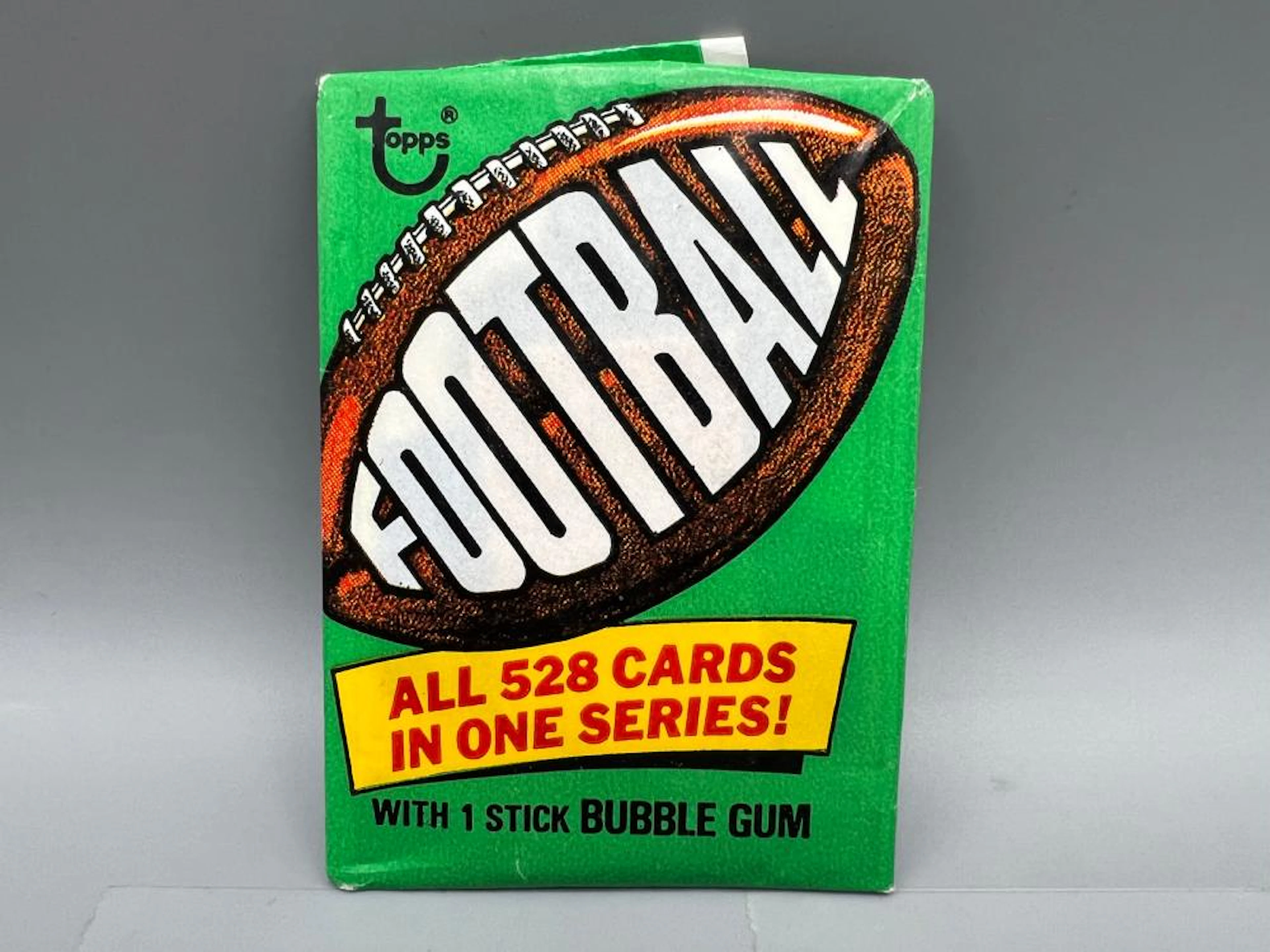 1974 Topps Football Unopened 2 Card Fun Pack
