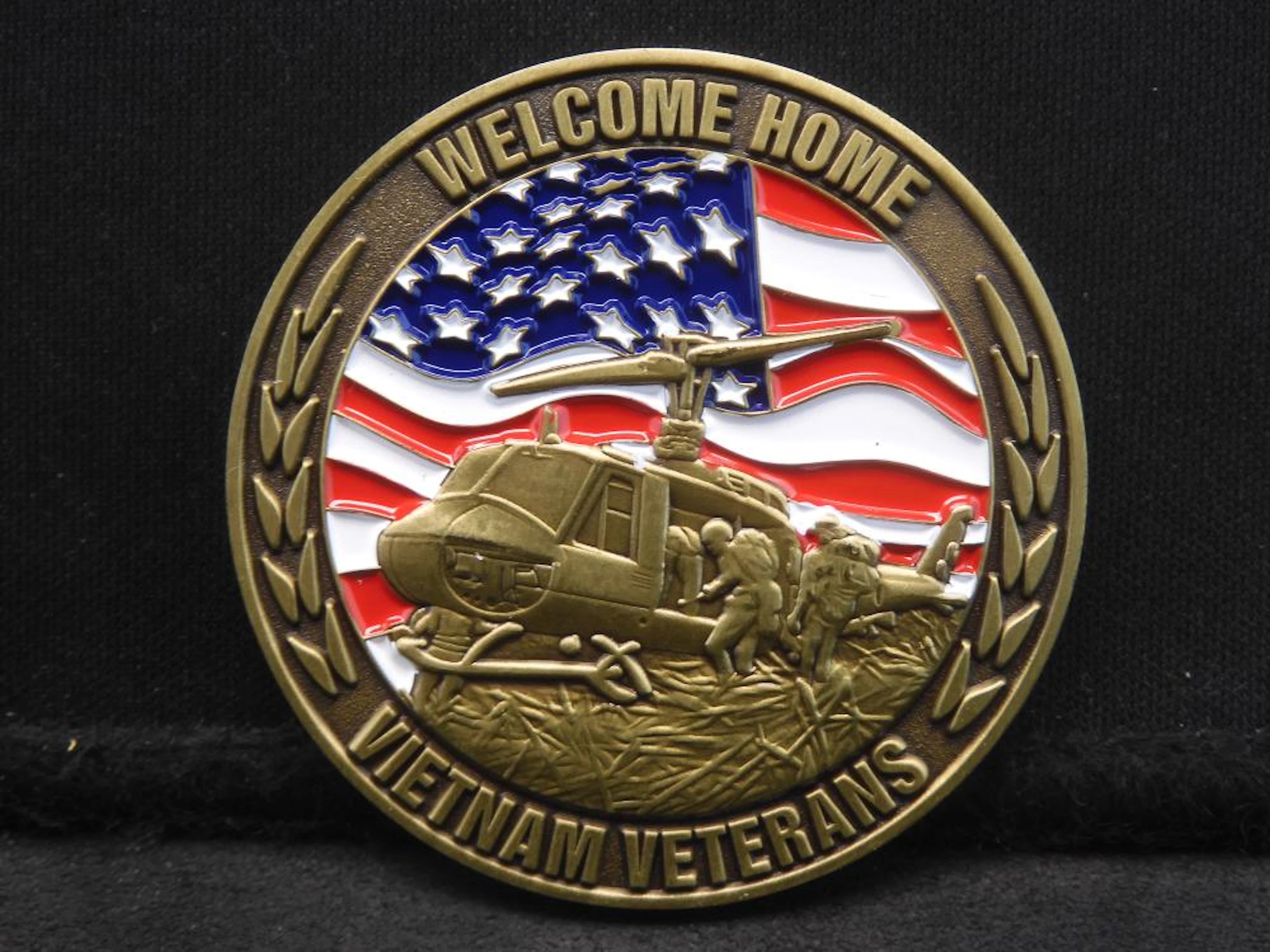 Vietnam Veterans Challenge Coin. "Warriors Of America."