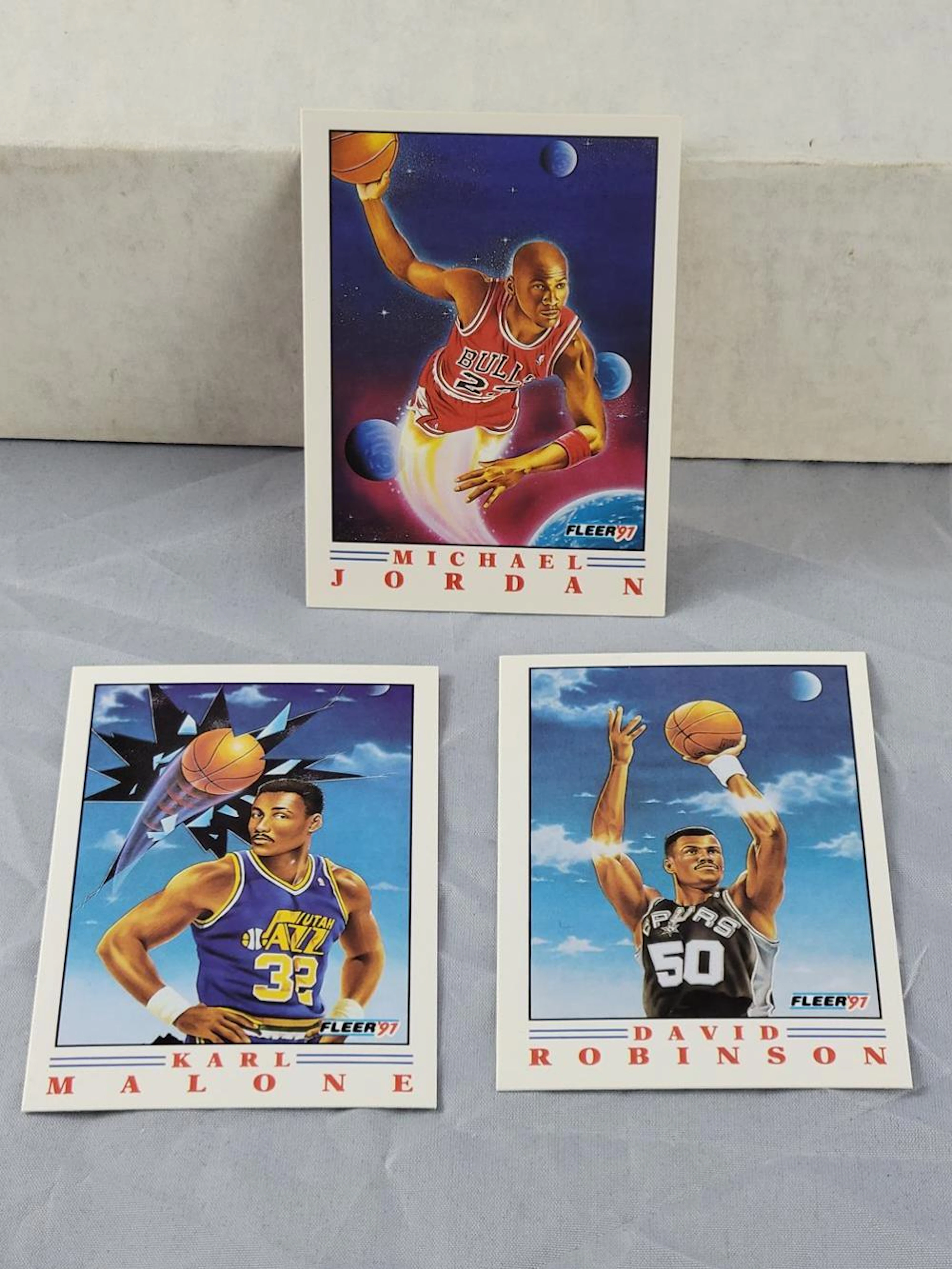 1991-92 Fleer Pro-Visions Insert Trio w/ Jorda