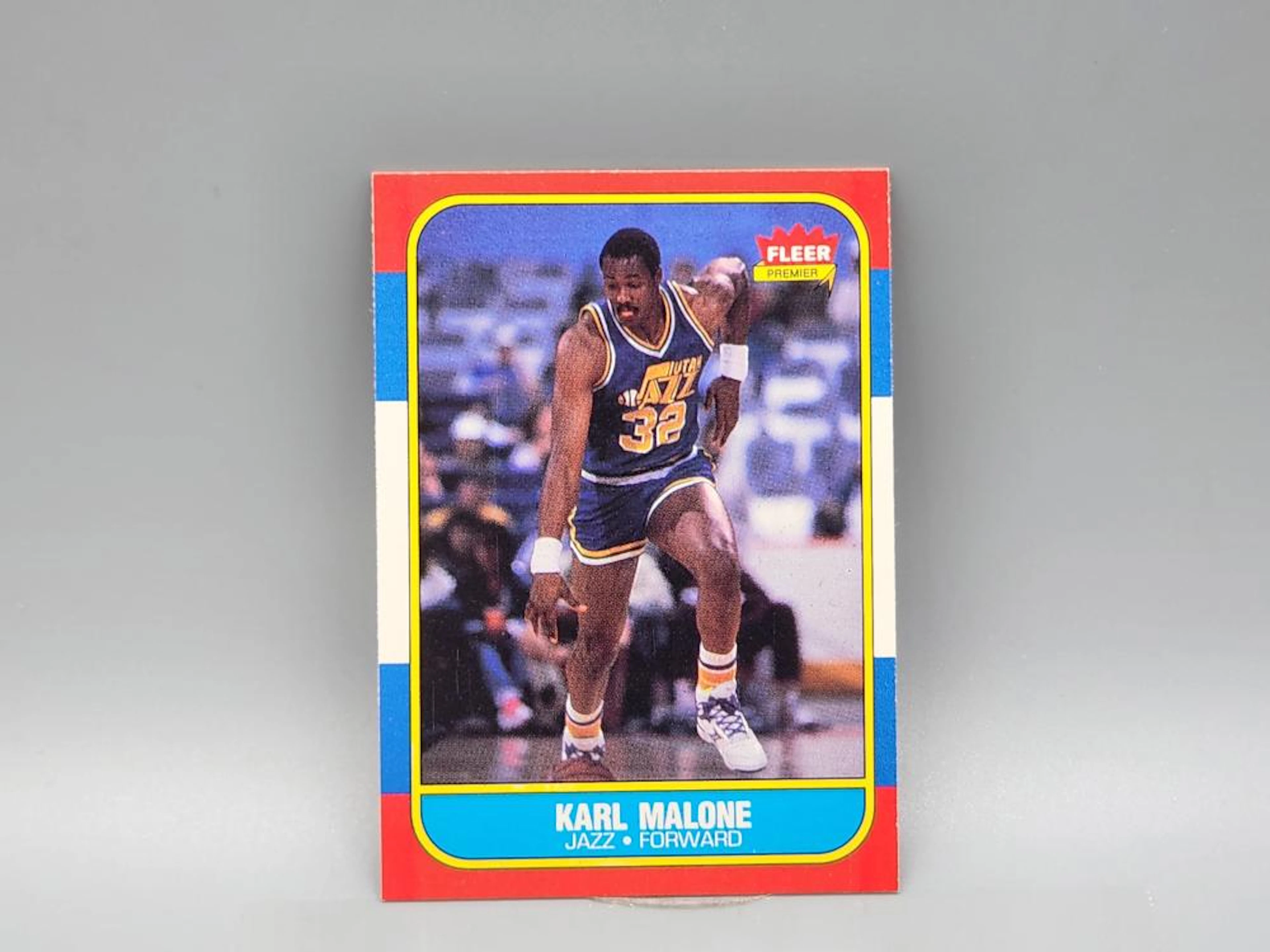1986 Fleer Karl Malone #68 Rookie HOF