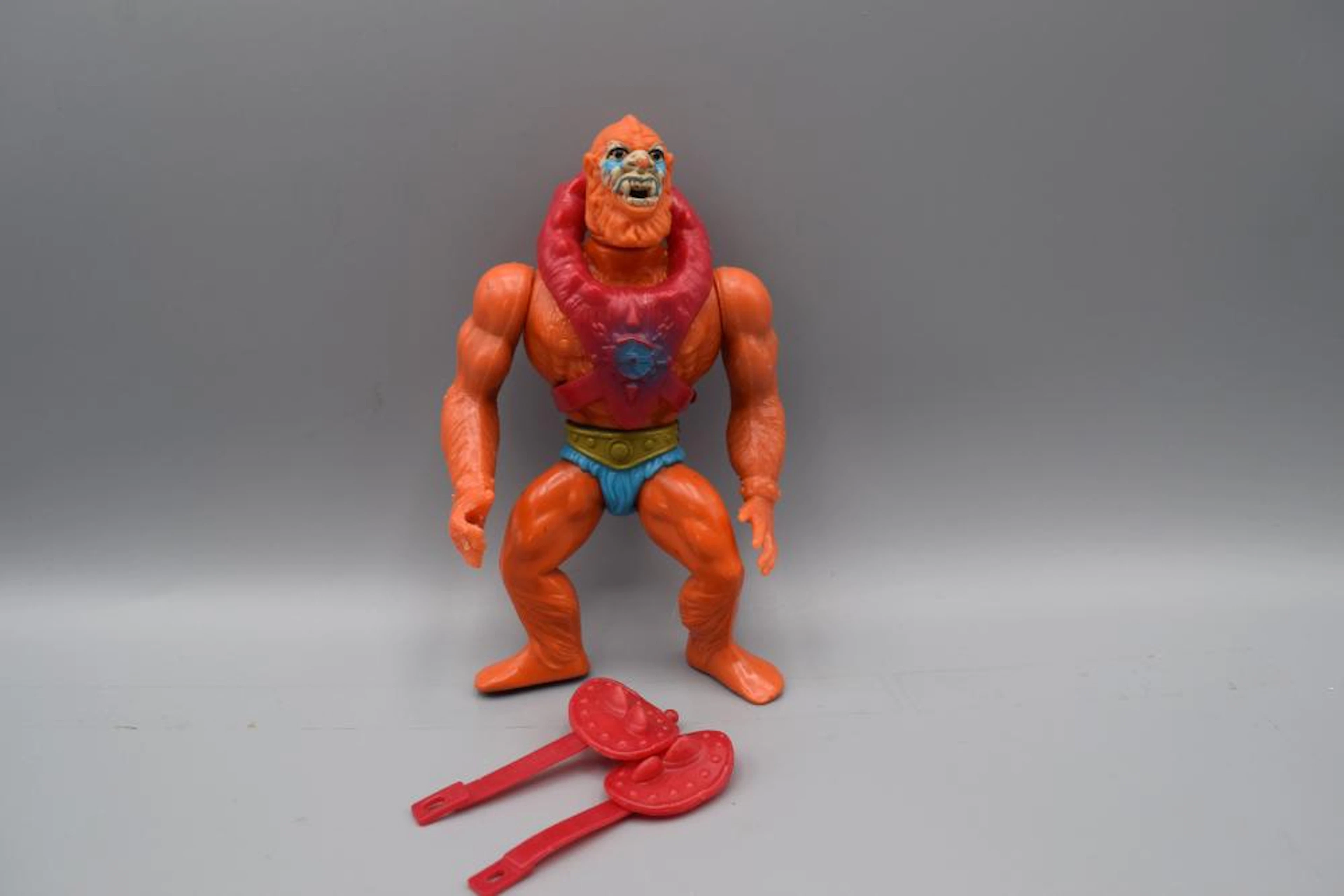 1982 Mattel MOTU He-Man - Beast Man with armor and chest piece