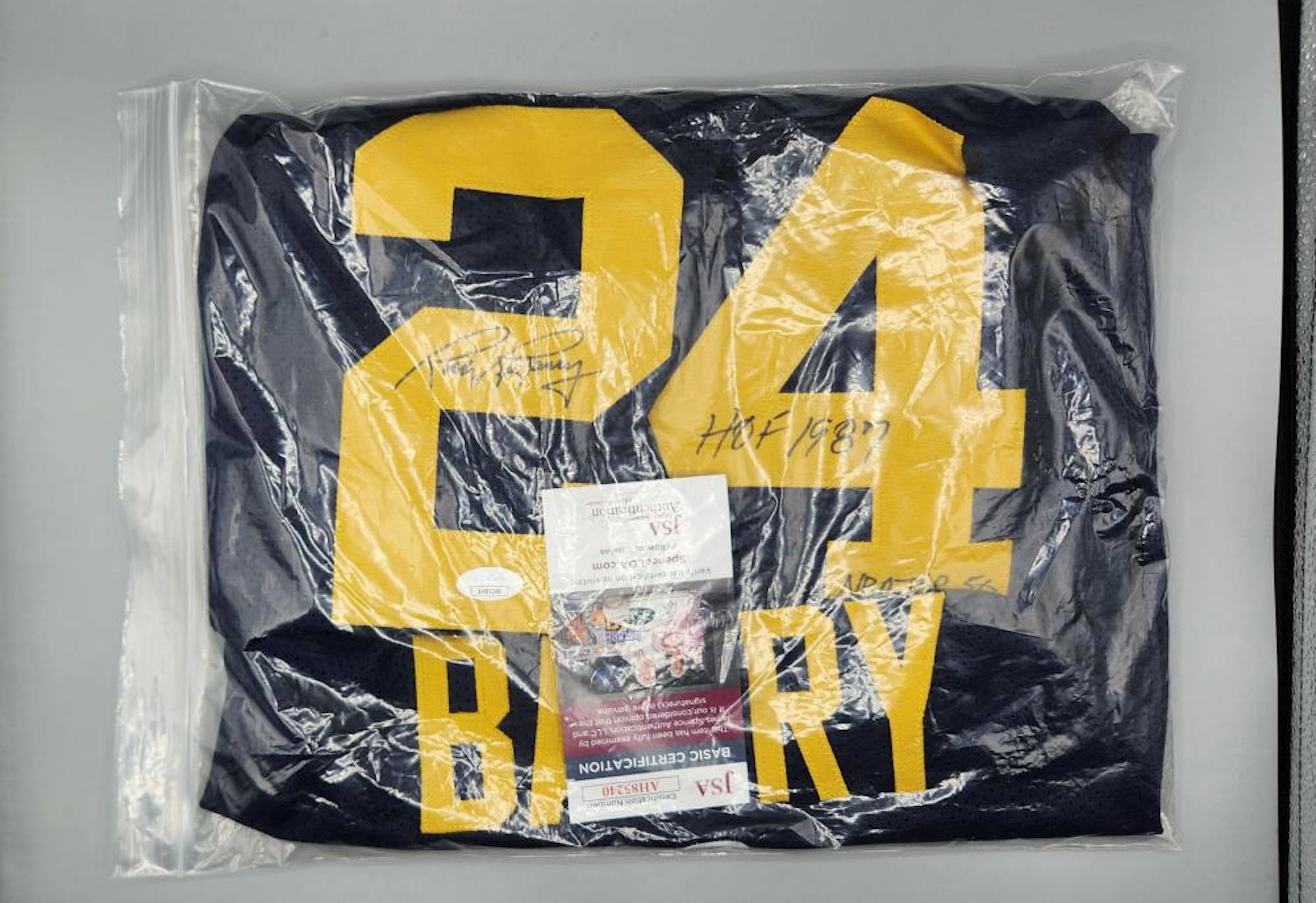 Rick Barry Signed Jersey JSA Certified - Inducted Into...