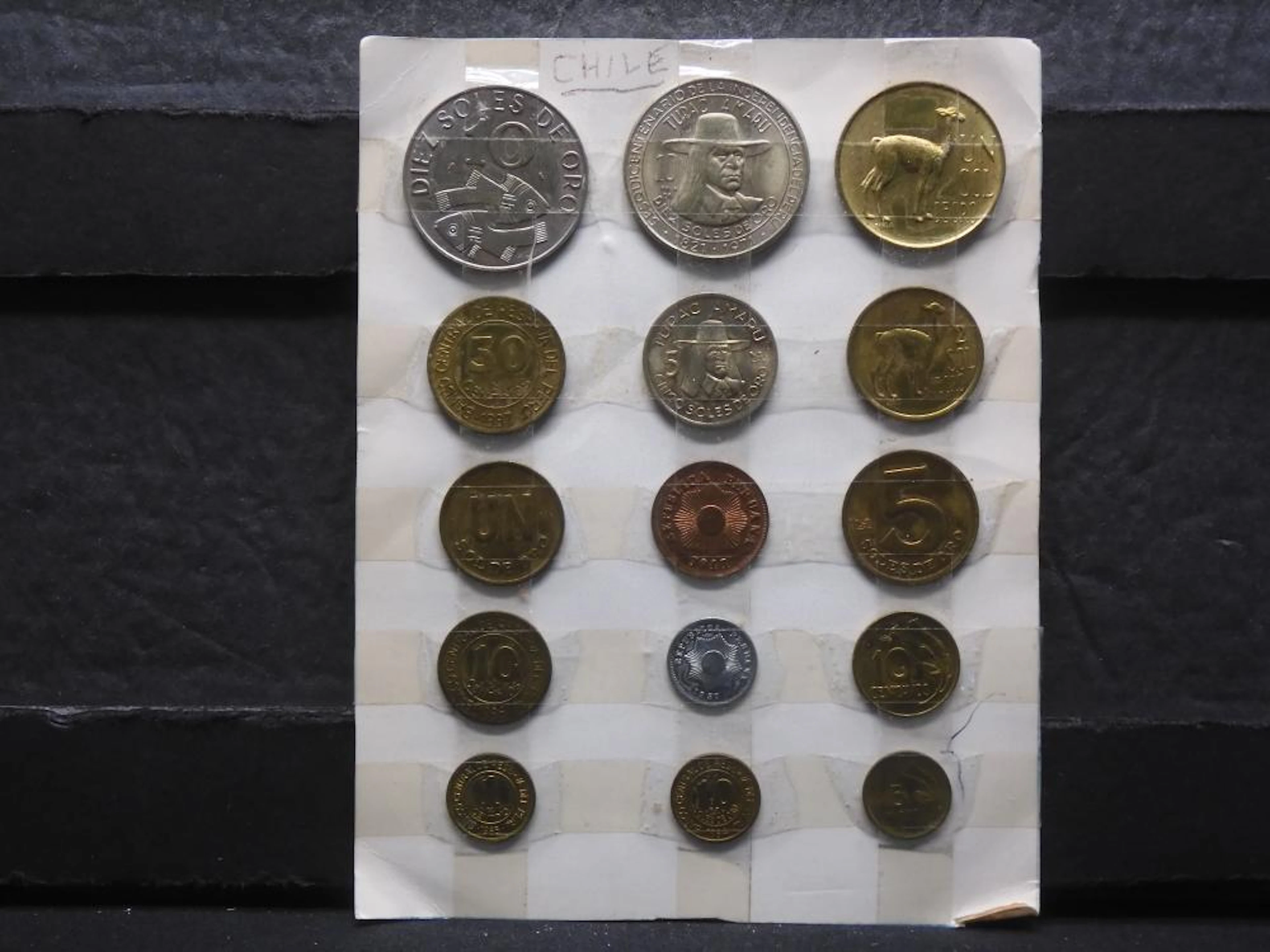 15 Coin Set from Chile