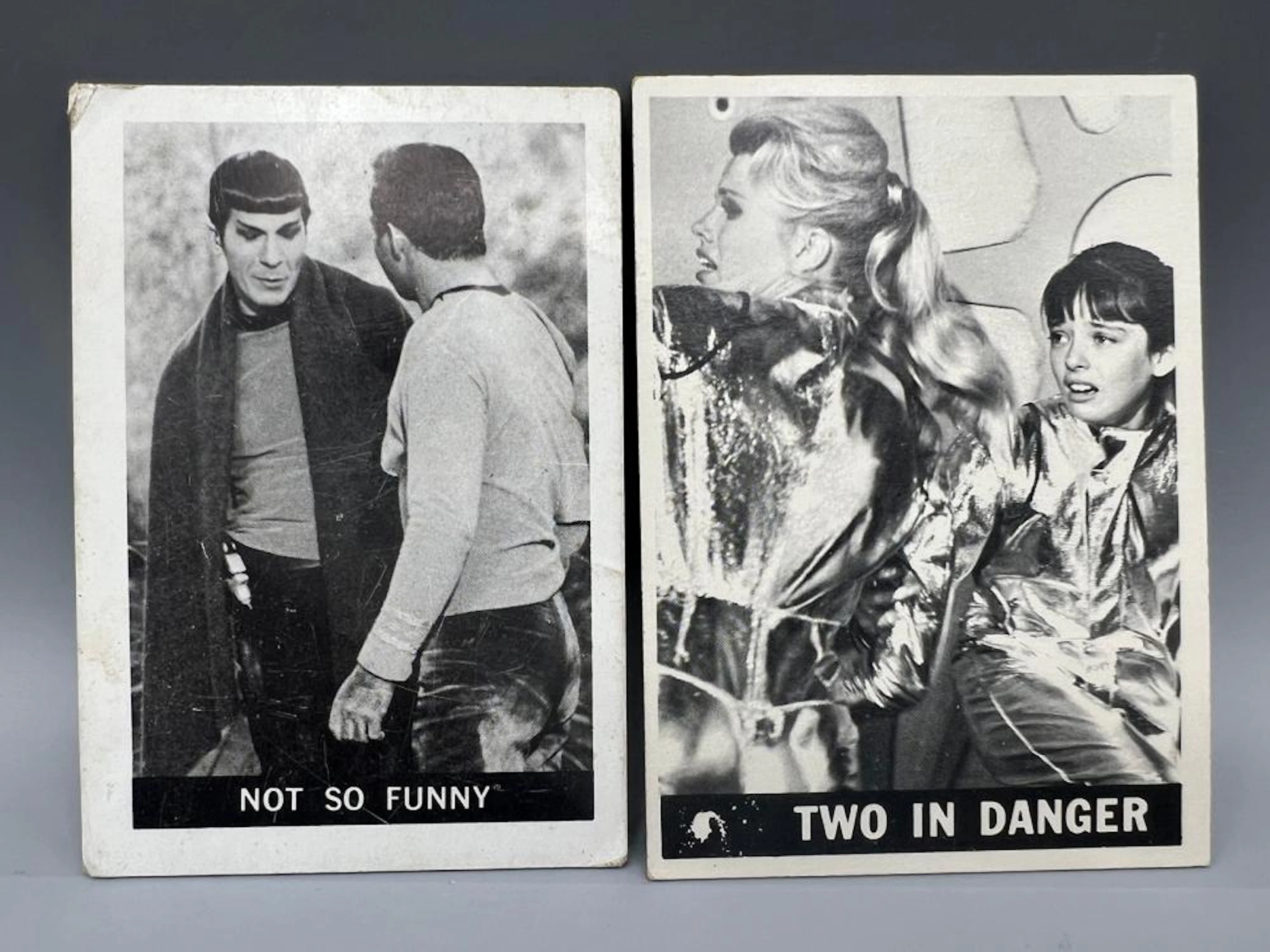 1967 Leaf Star Trek Not So Funny #29 & 1966 Topps Lost In...