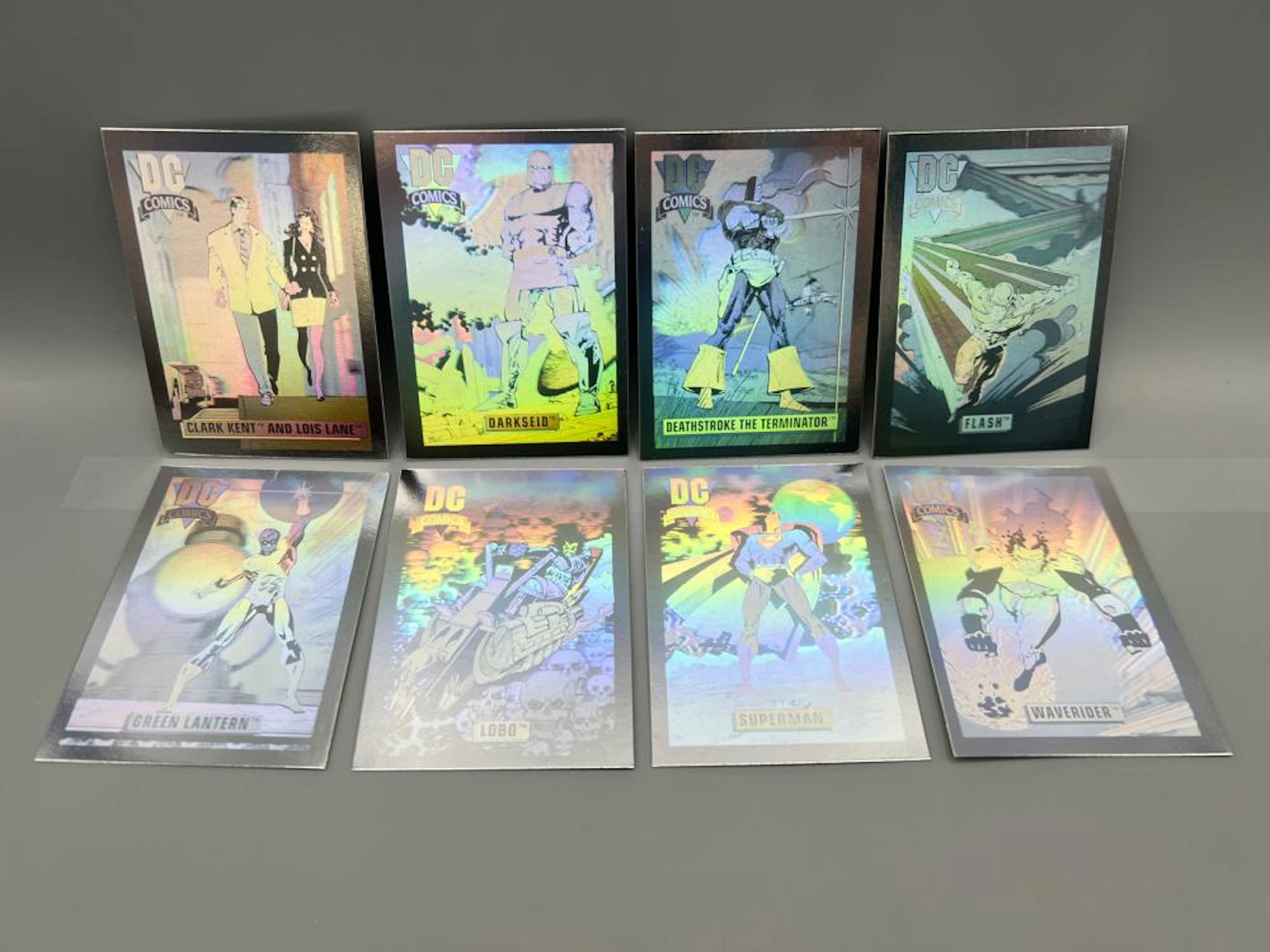 1992 DC Comics Series 1 Hologram Cards Partial Set - 8 of...