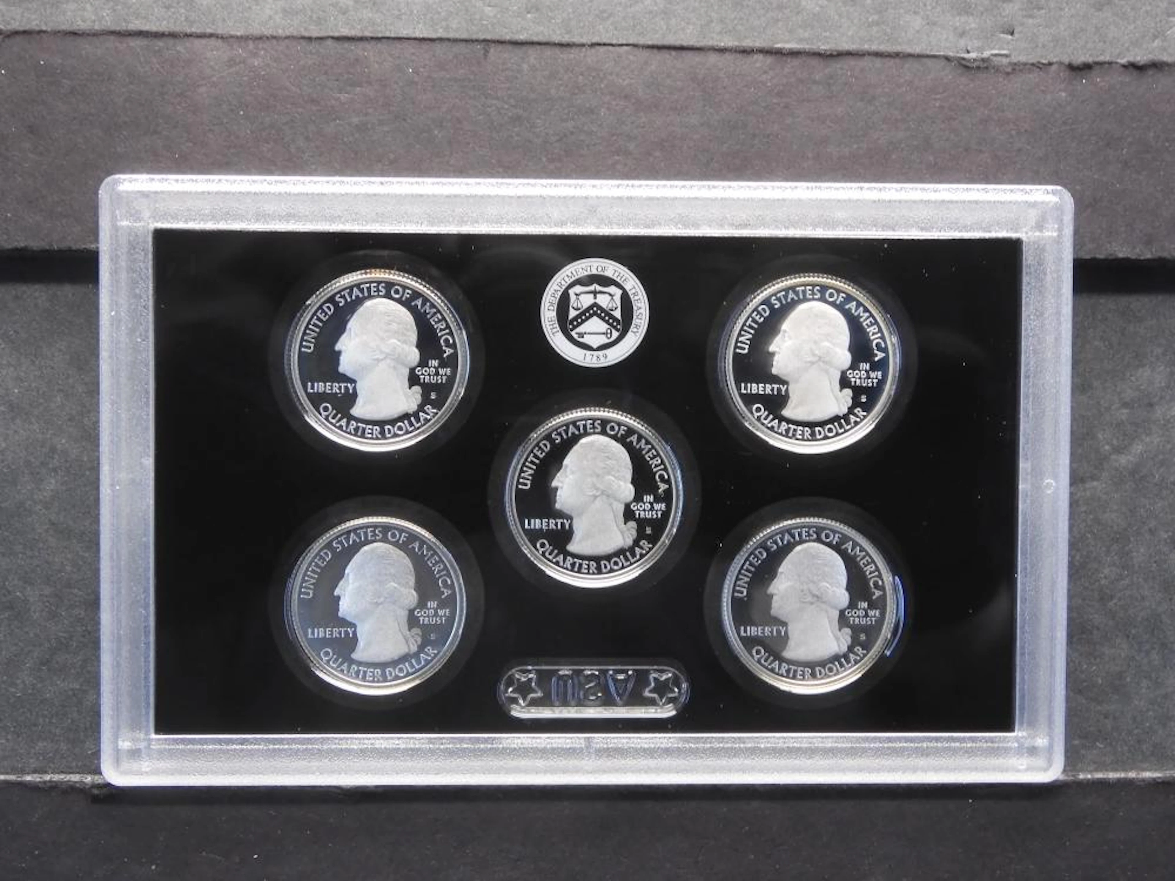 2017-S US Mint America the Beautiful Quarters Silver Proof Set - 90% Silver