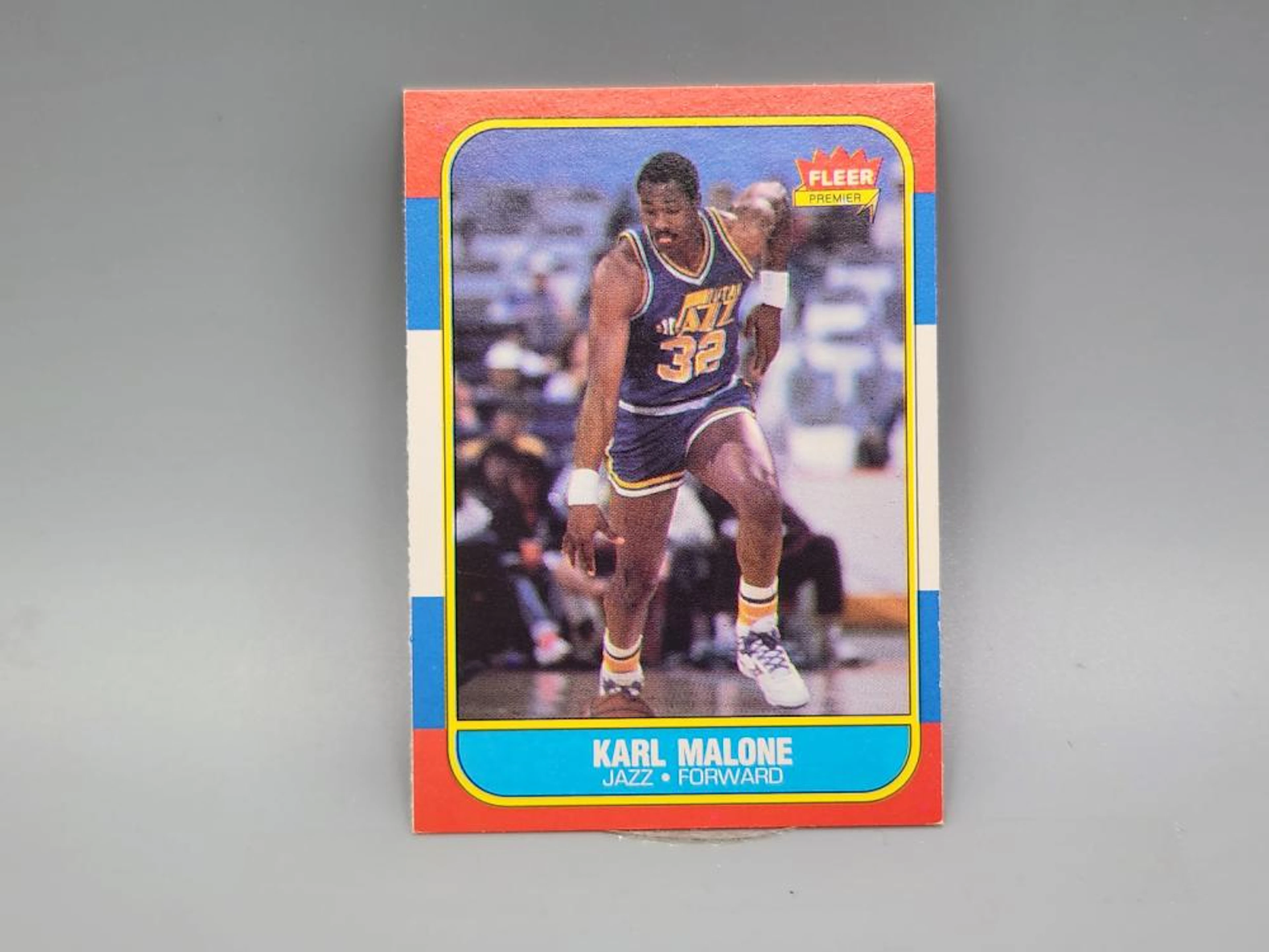 1986 Fleer Karl Malone #68 Rookie HOF