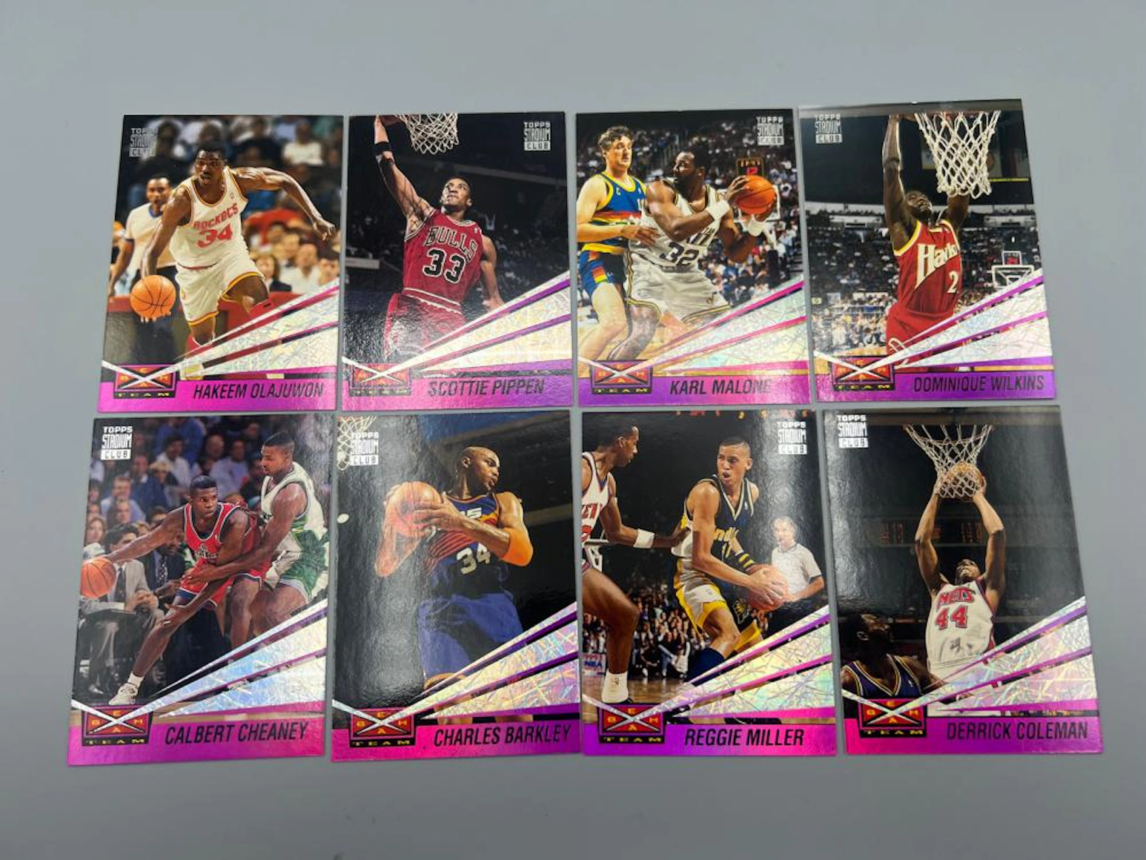 Lot of (8) Assorted Beam Team Basketball Cards - Varying...