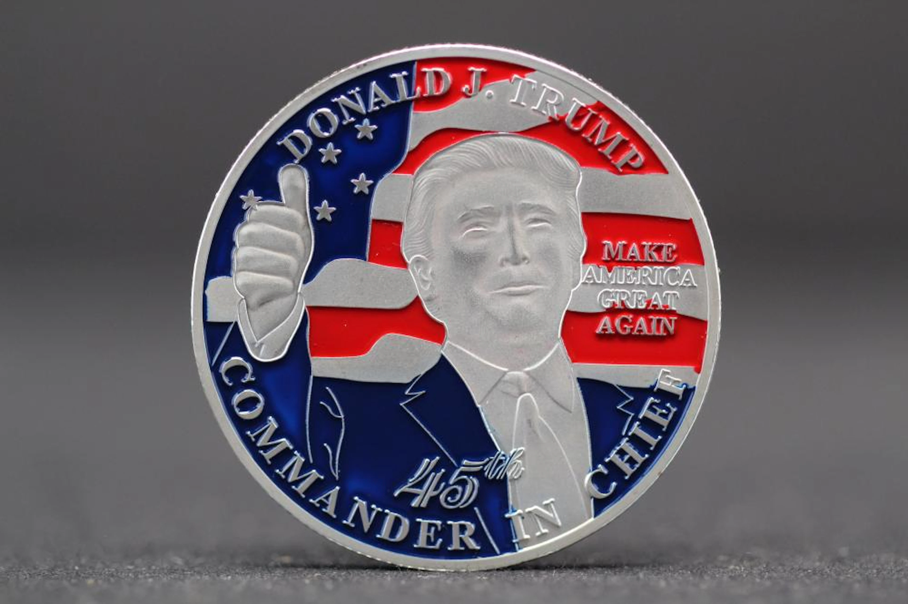 Donald Trump 45th Commander in Chief Round