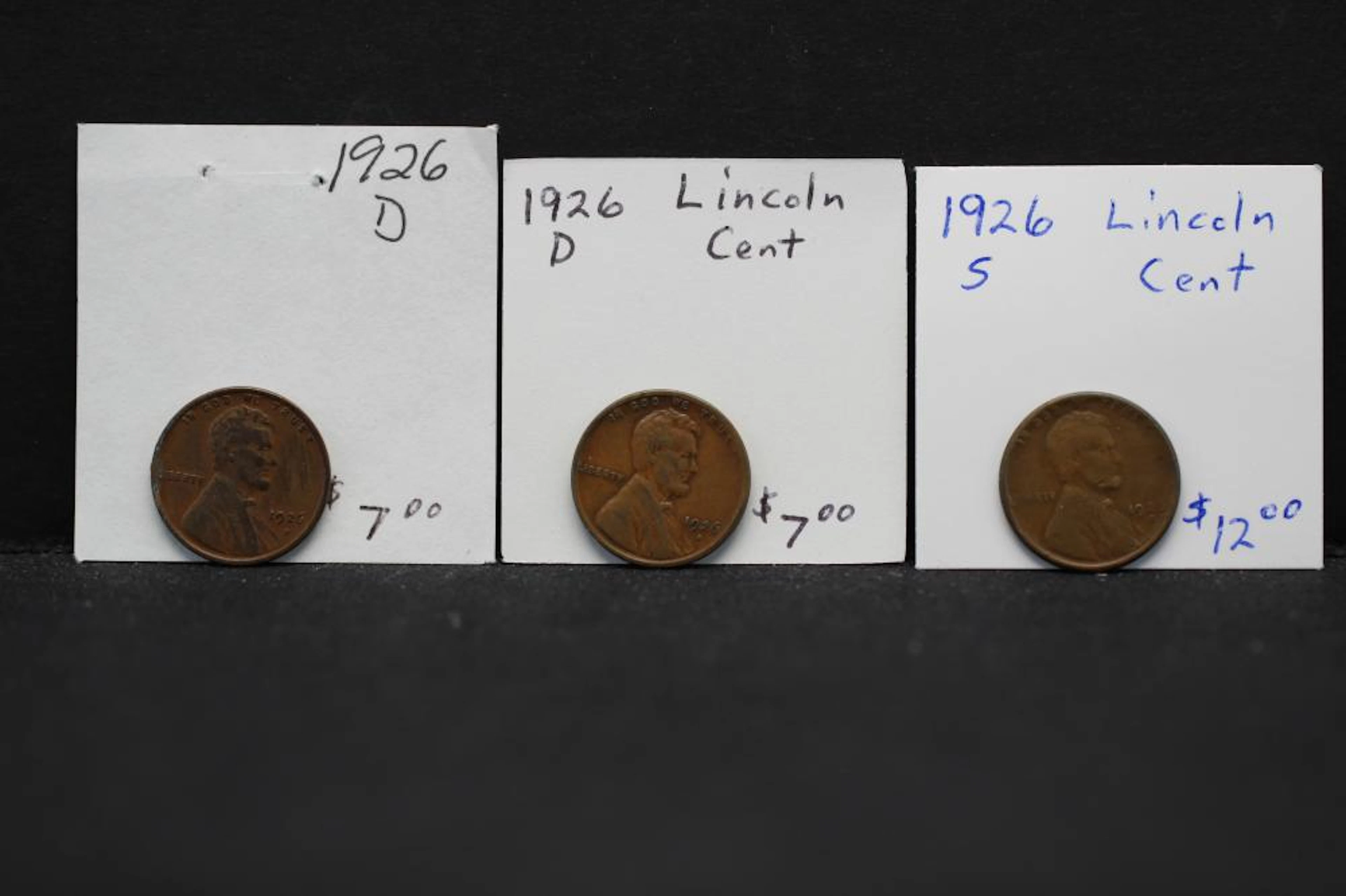 2 1926-D + 1926-S Lincoln Wheat Cents