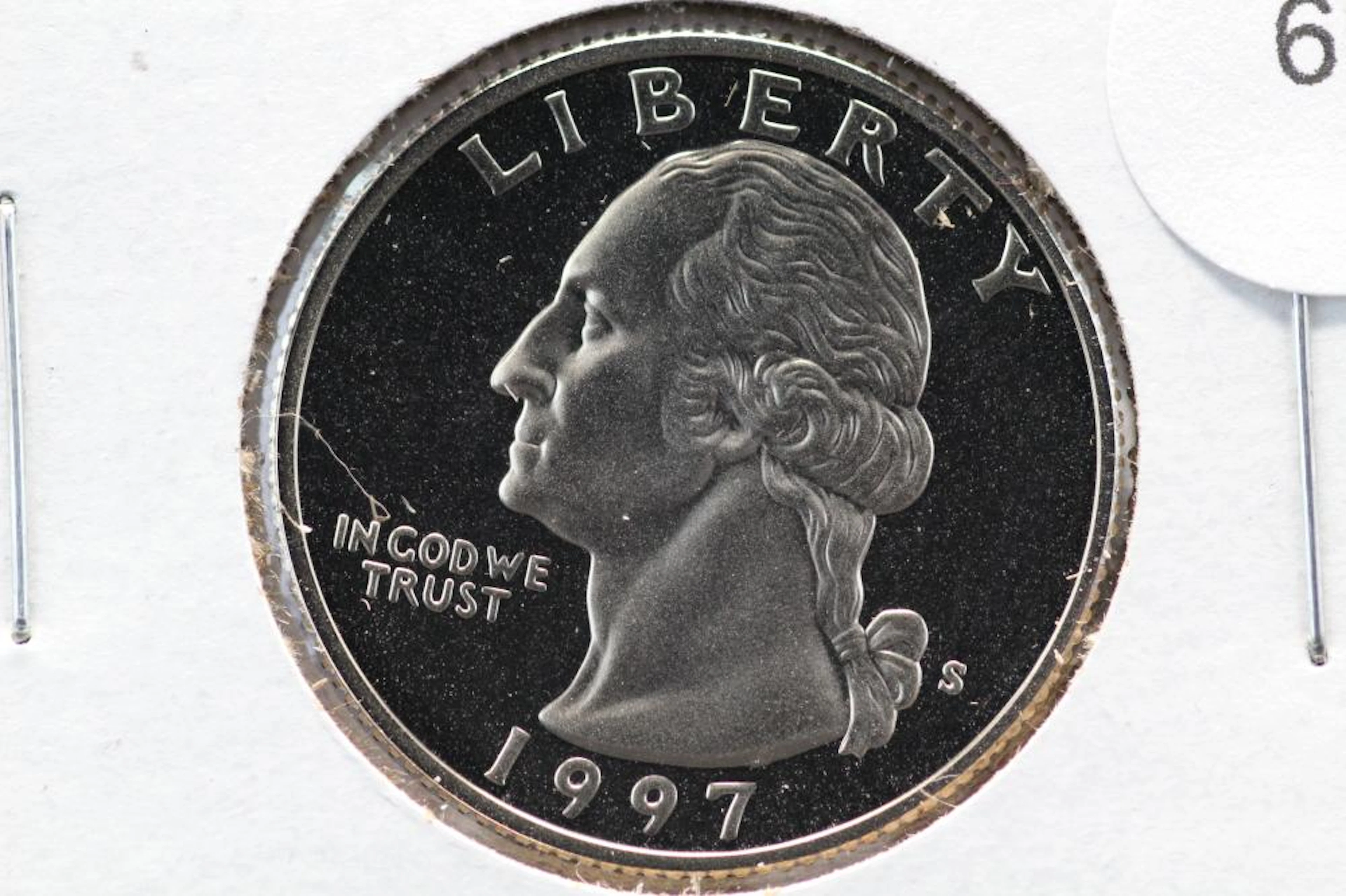 1997-S Washington Quarter Deep Cameo Proof