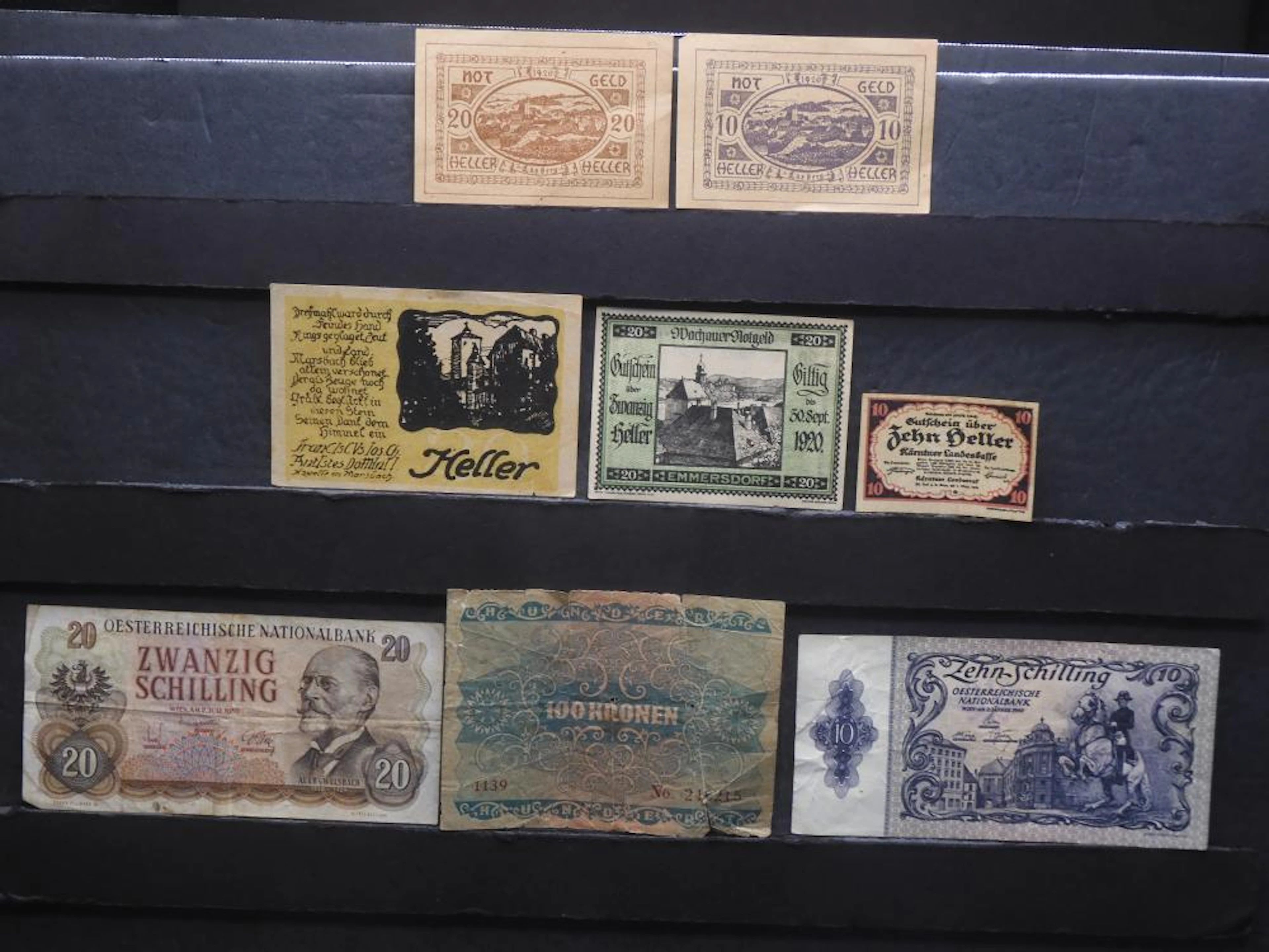 8 Assorted European Notes
