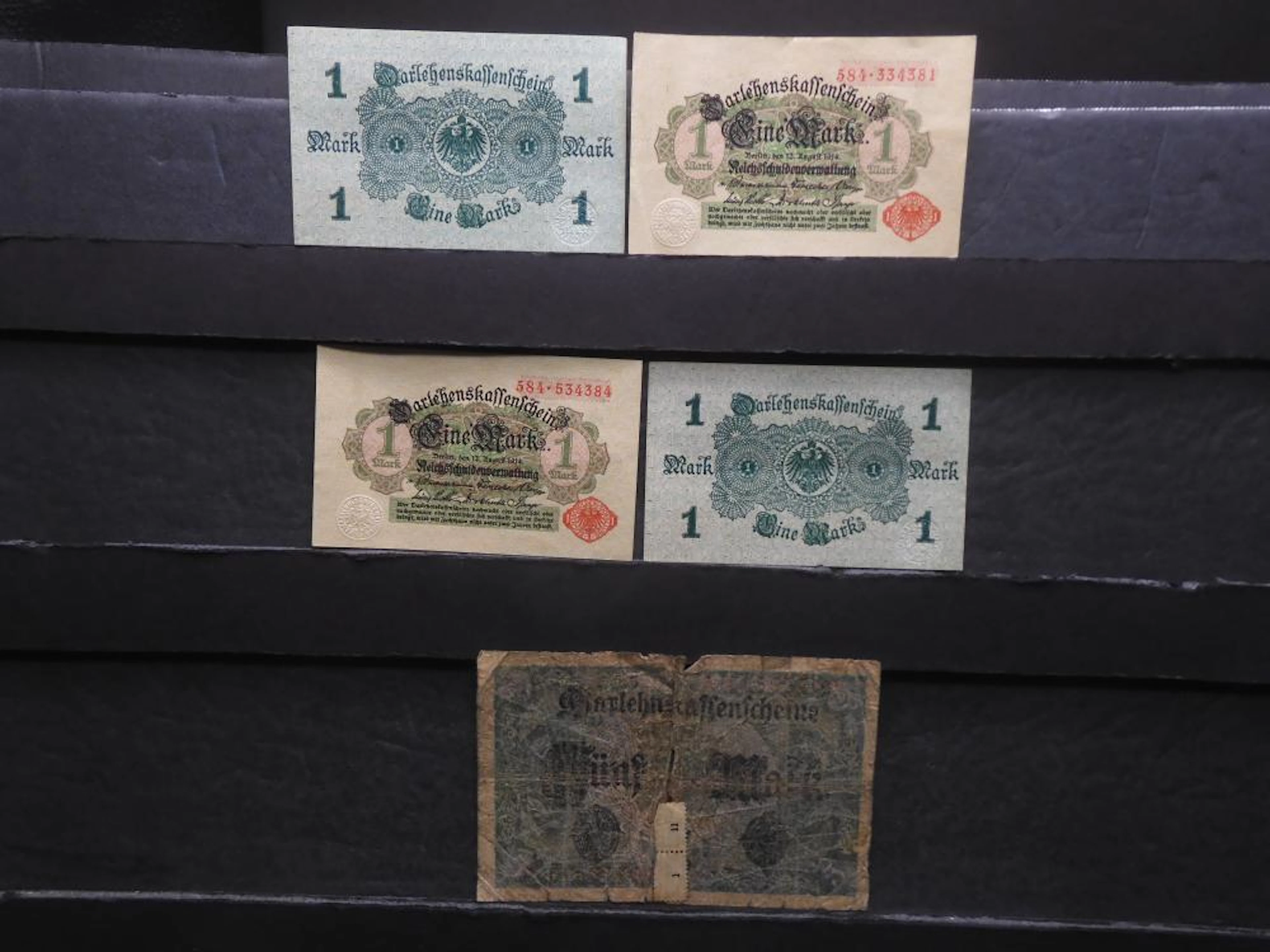5 1917 German Notes