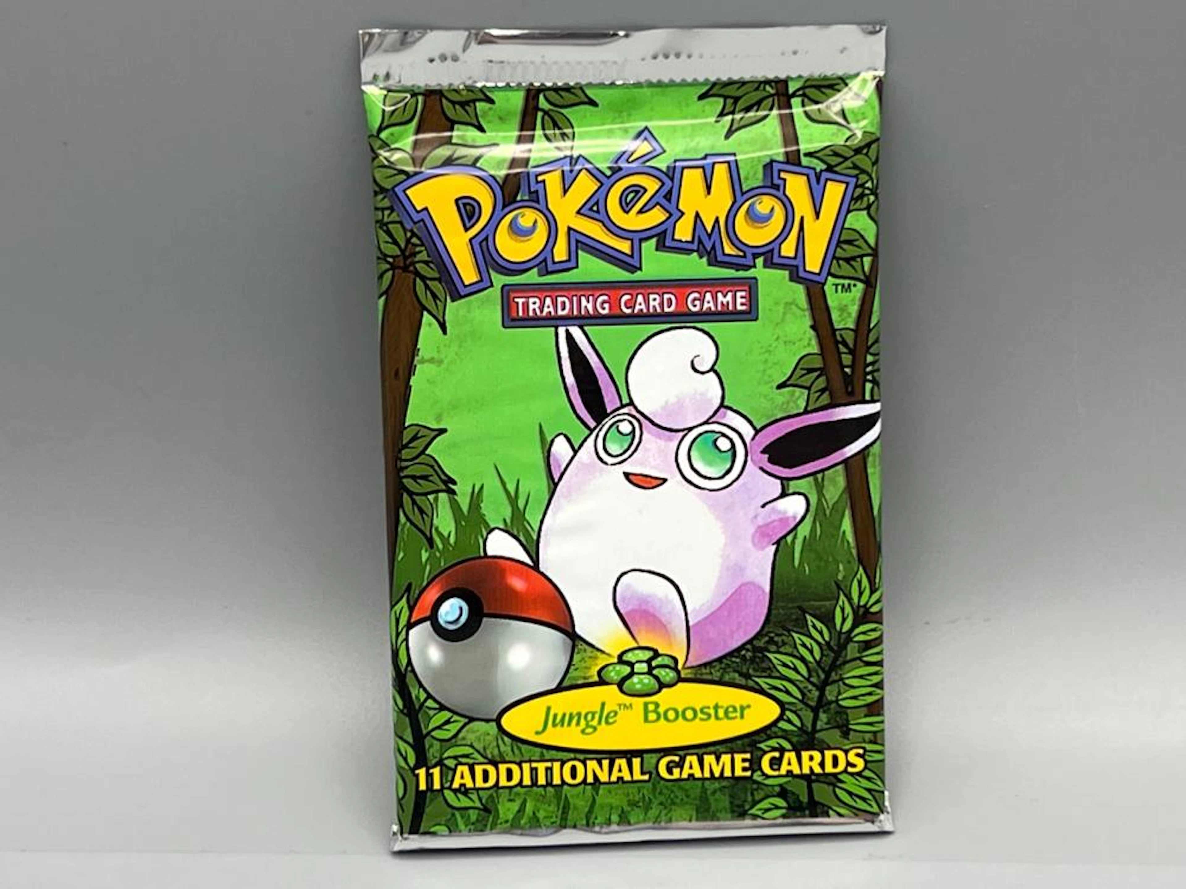 1999 Pokemon Jungle Unopened Booster Pack - Wigglytuff Artwork