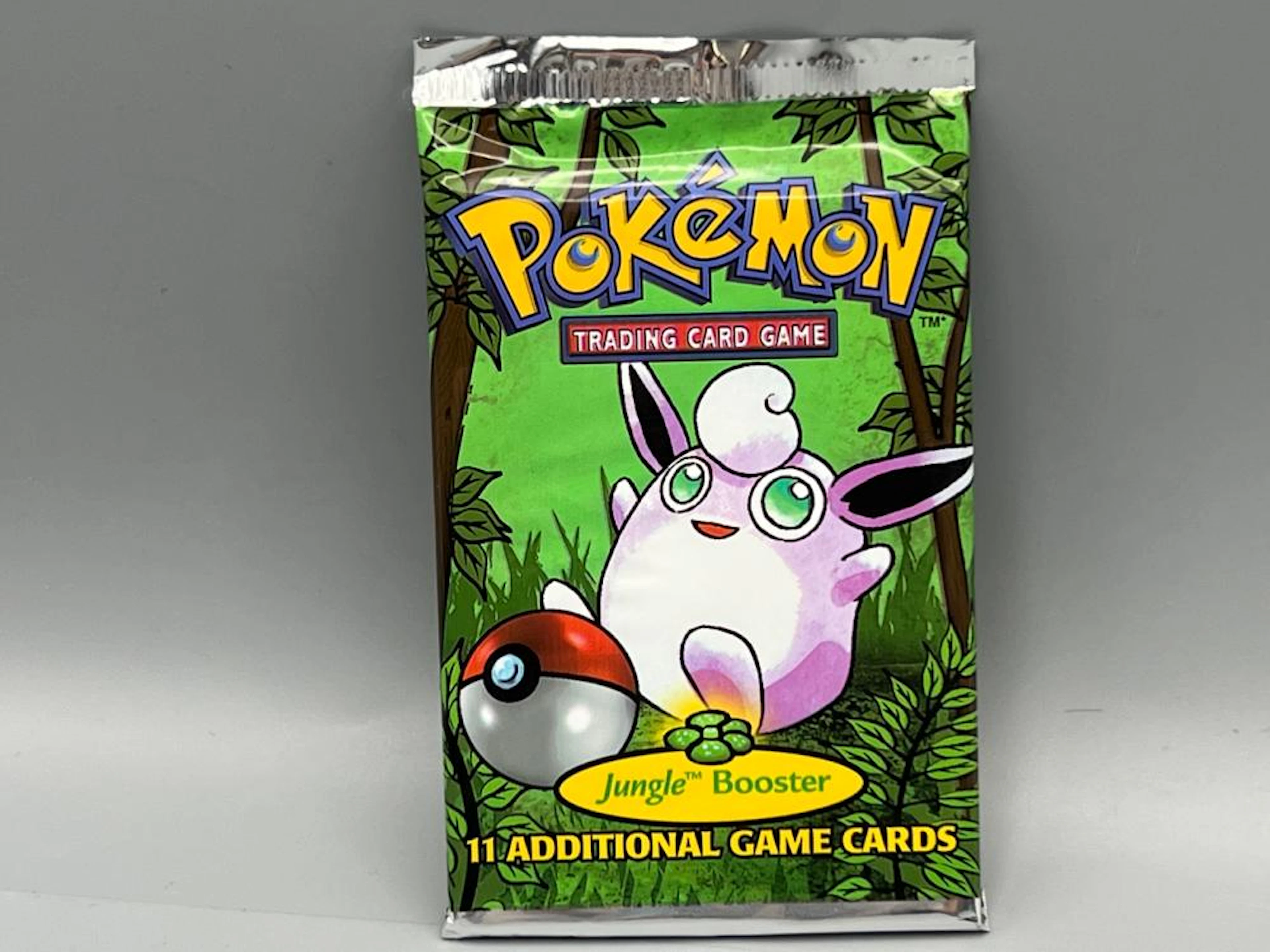 1999 Pokemon Jungle Unopened Booster Pack - Wigglytuff Artwork