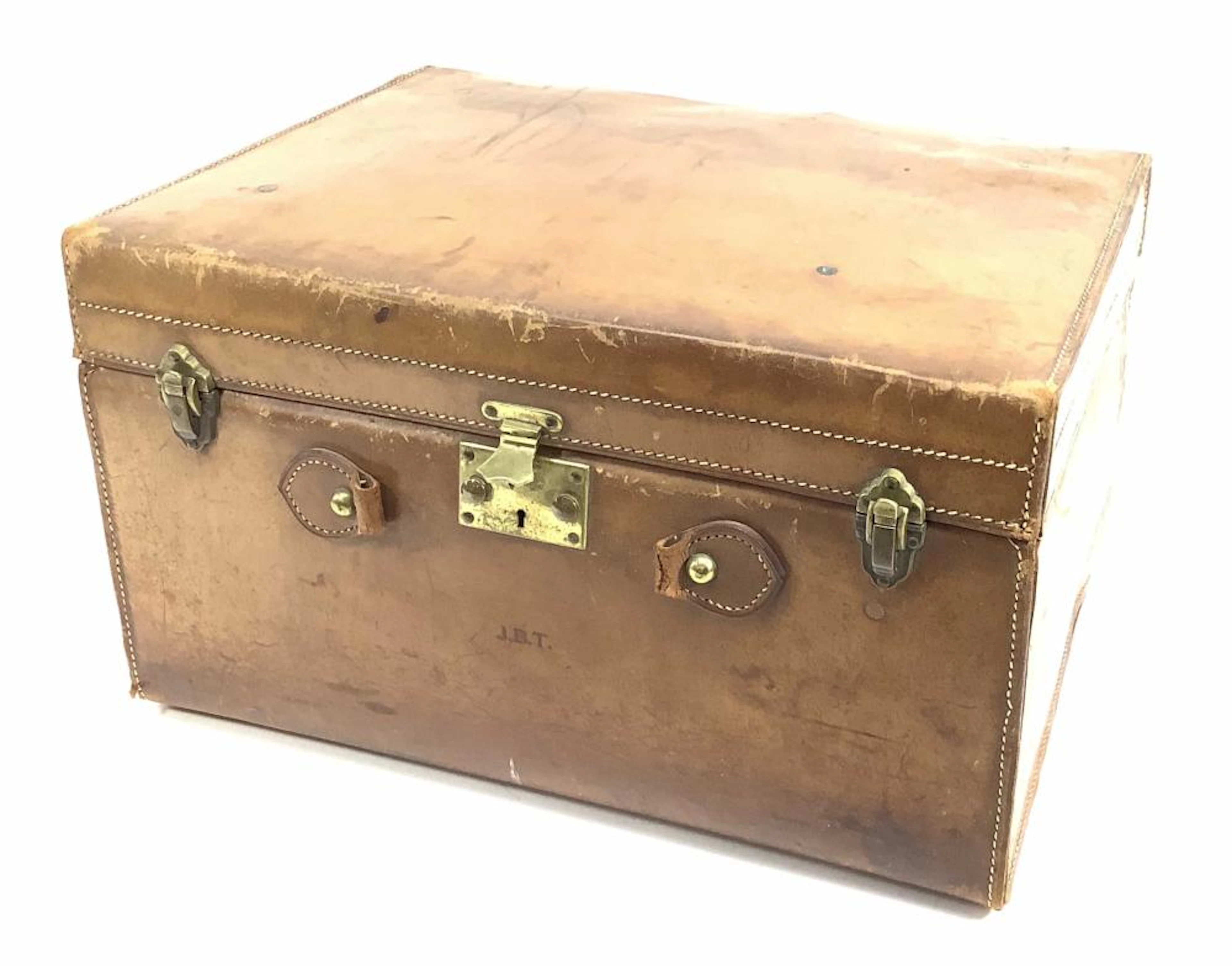 Vintage Brooks Brothers Leather Luggage