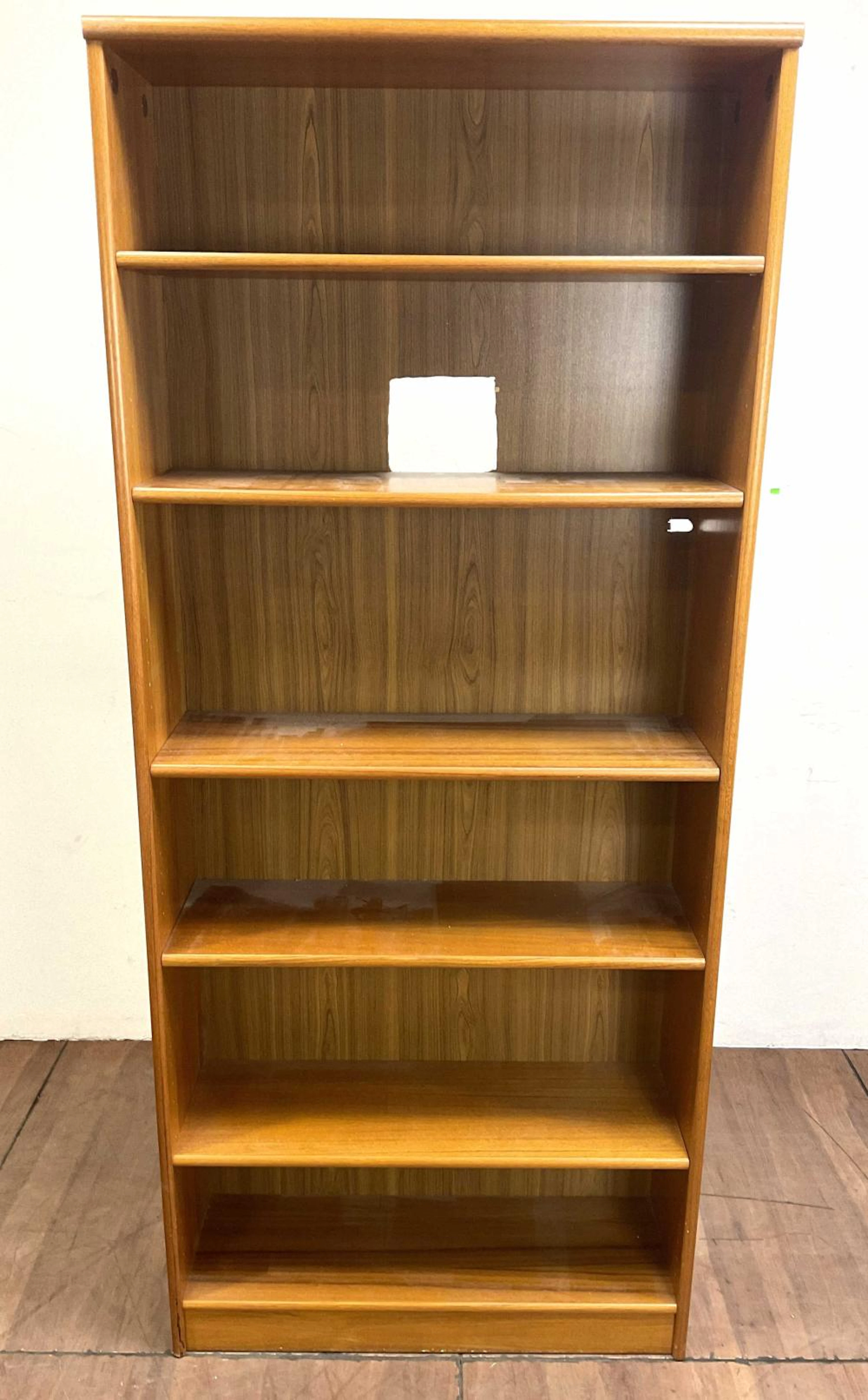 Traditional Red Stained Teak Bookcase