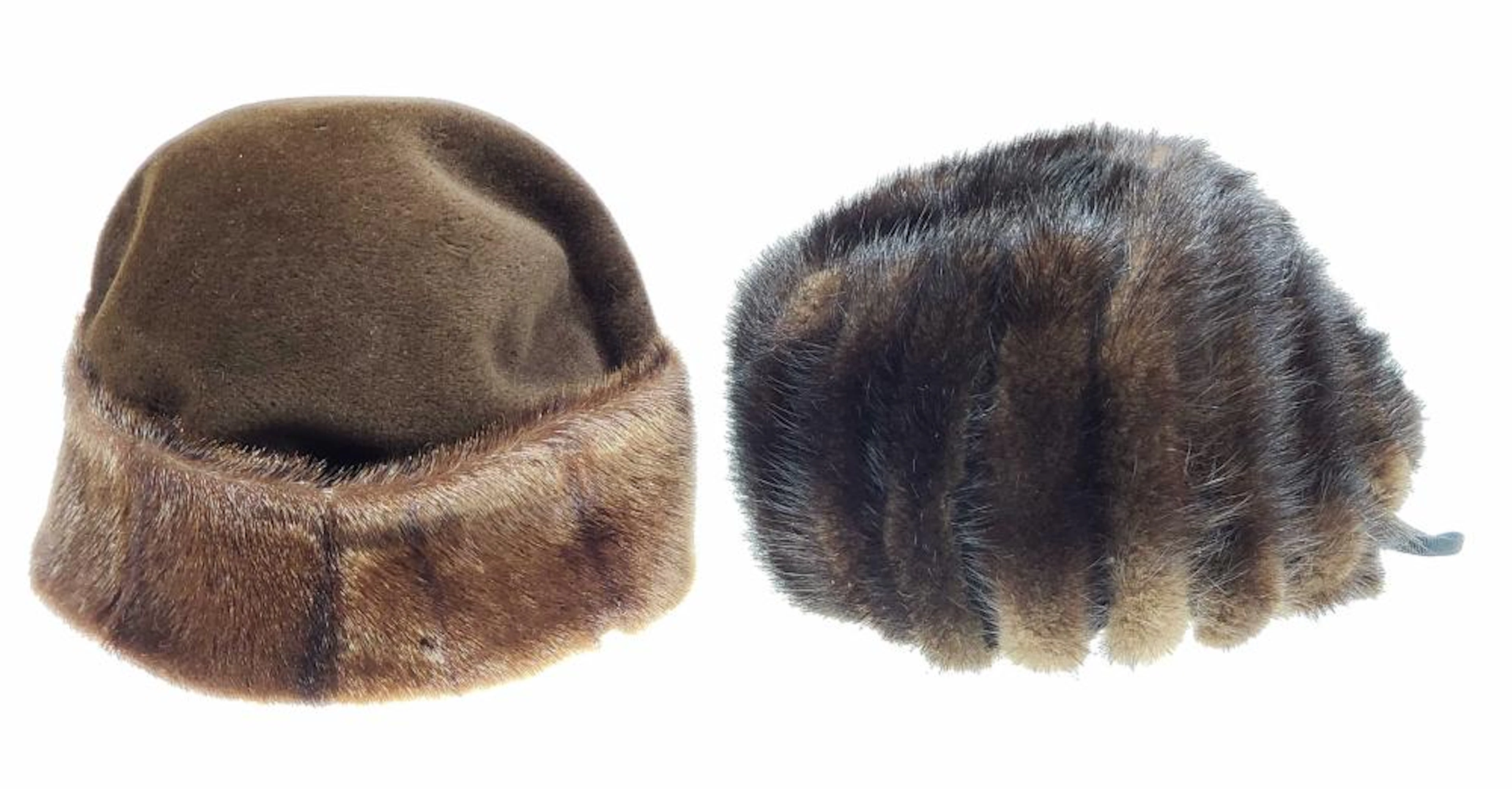 (3pc) 1960's Coralie Fur Hat, Lilli Ann Wool Coat