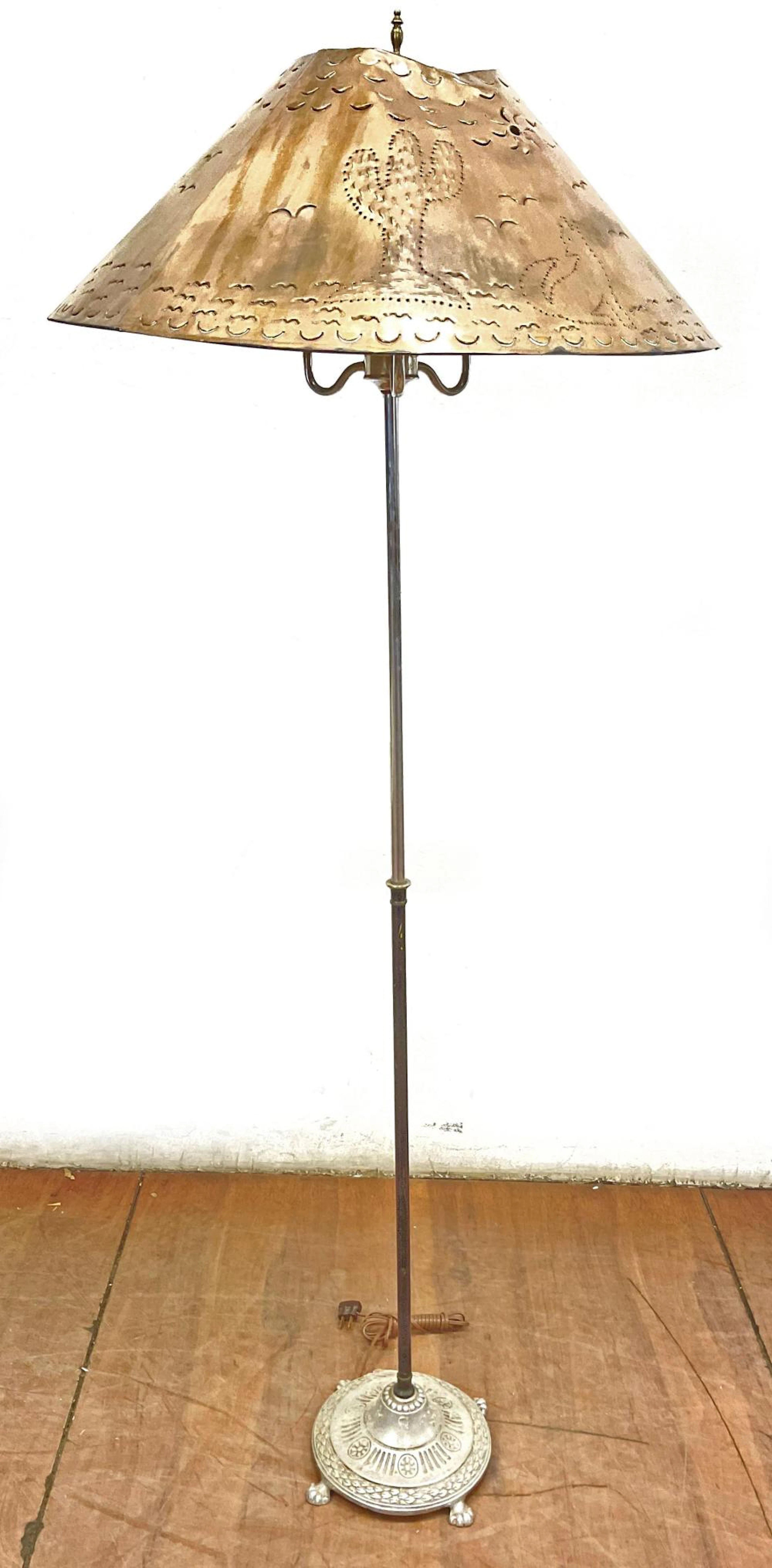 Southwestern Candelabra Style Floor Lamp