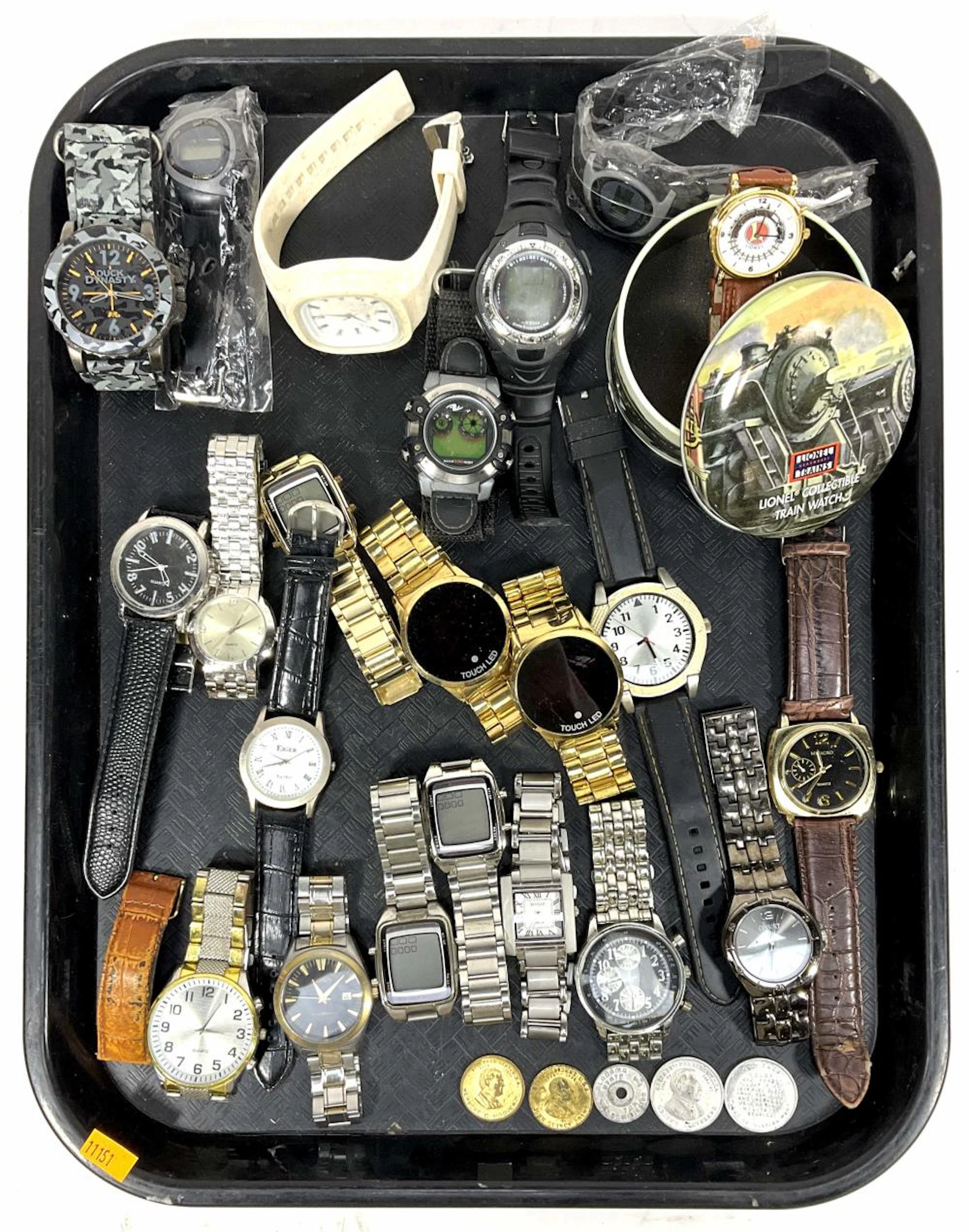 Assorted Wrist Watches, Lionel, Lorus, Duck Dynasty