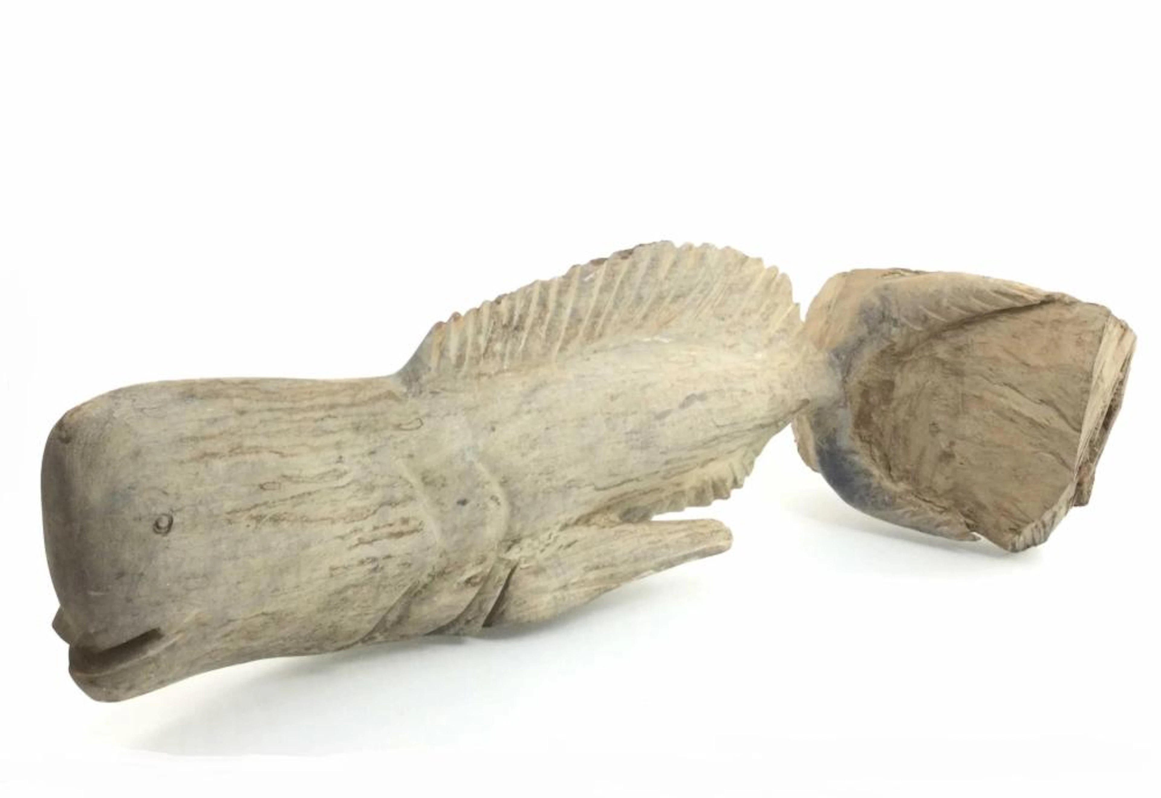 Carved Ironwood Ahi Tuna Fish Sculpture