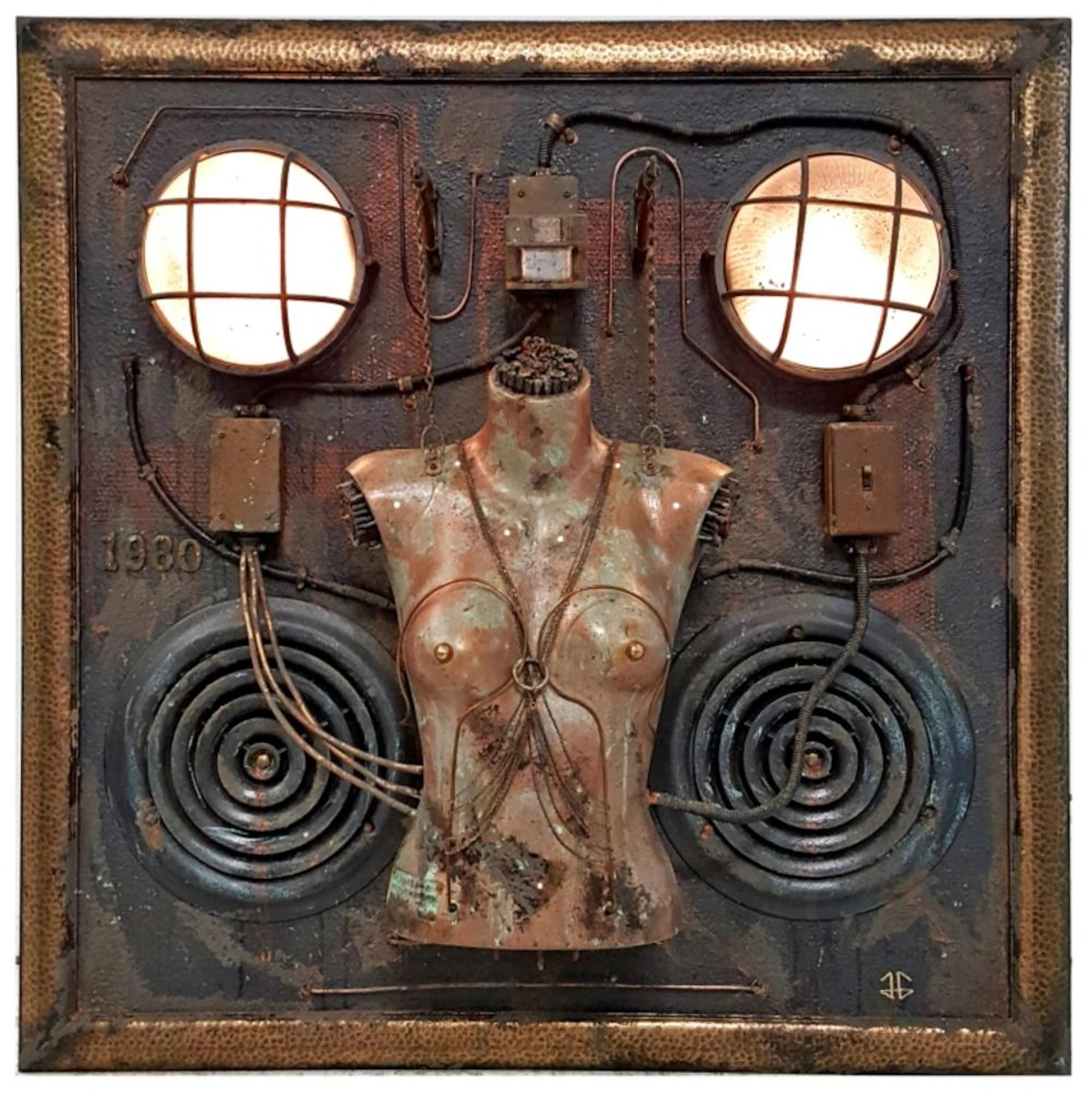 Jimmy Garcia (b.1980) Nude Steampunk Sculpture