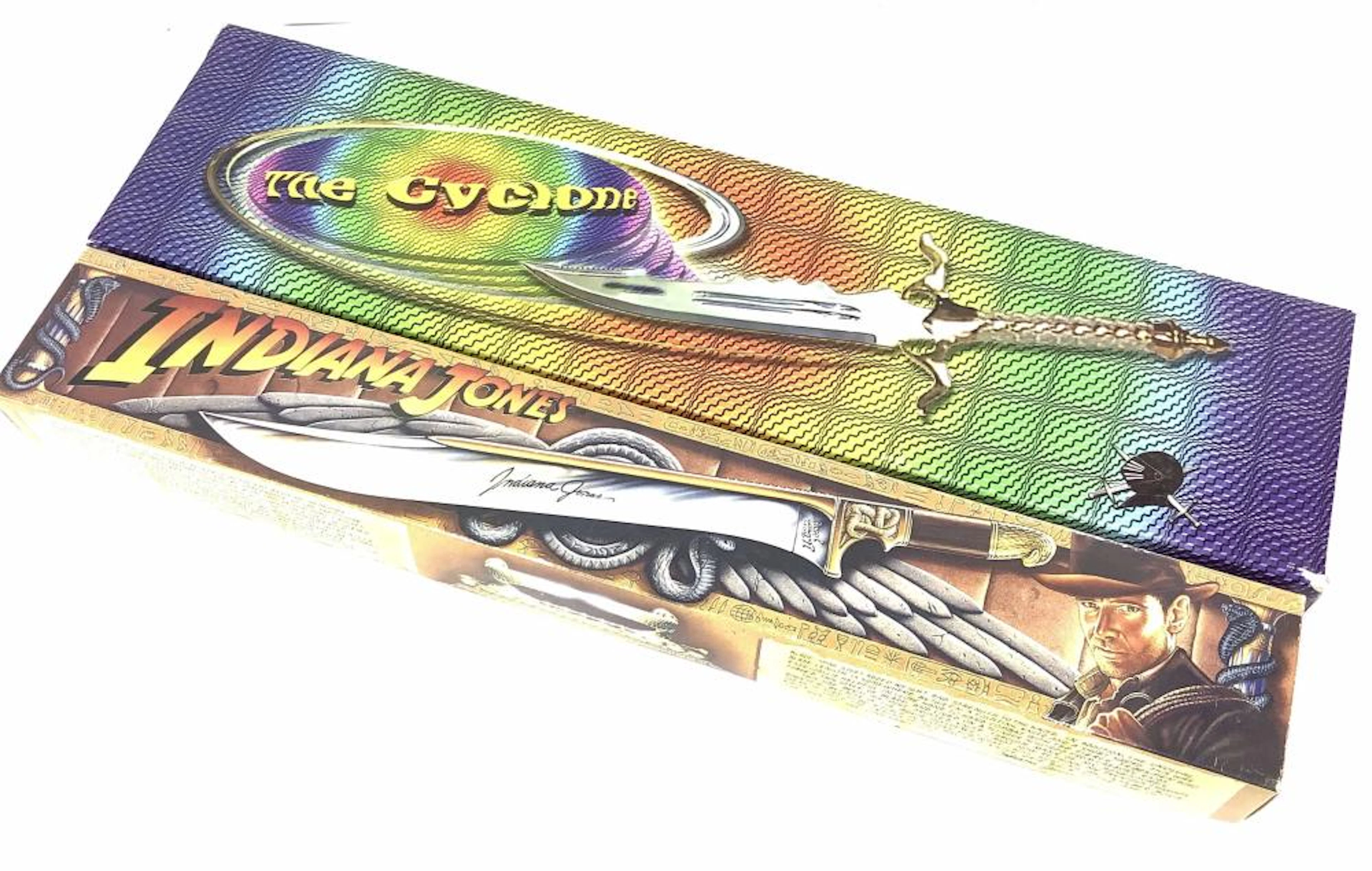 (2pc) Fixed Blade Knives, Indiana Jones, Cyclone