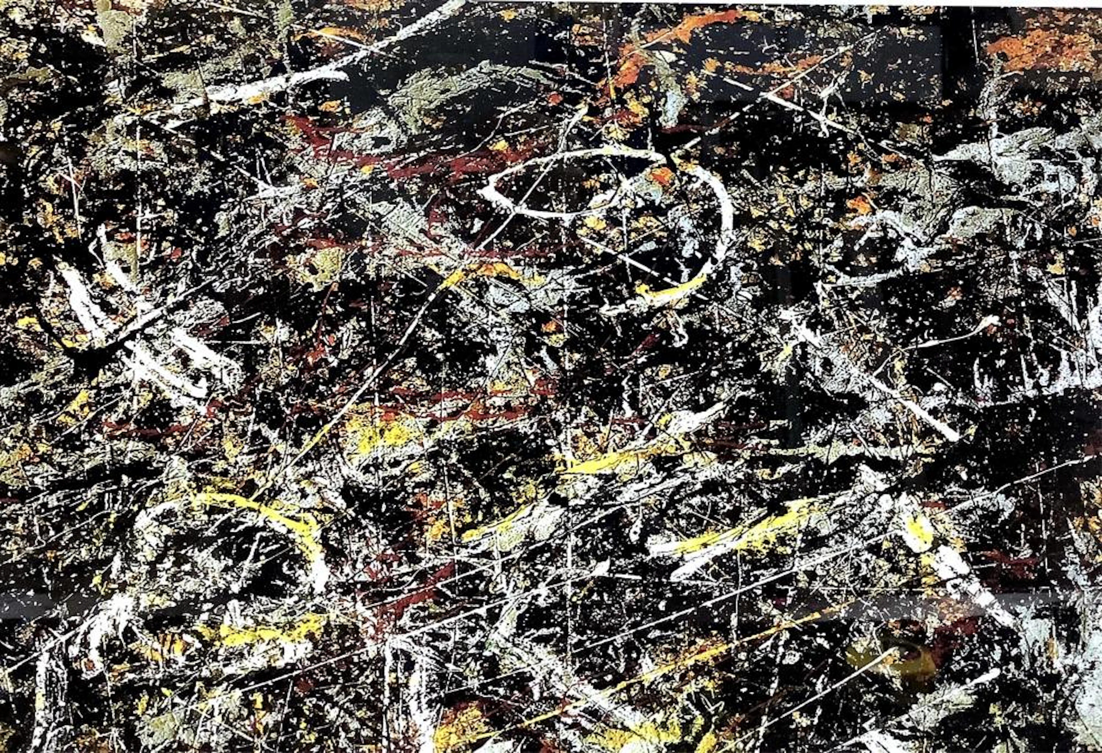 After Jackson Pollock Open Edition Print In Plate