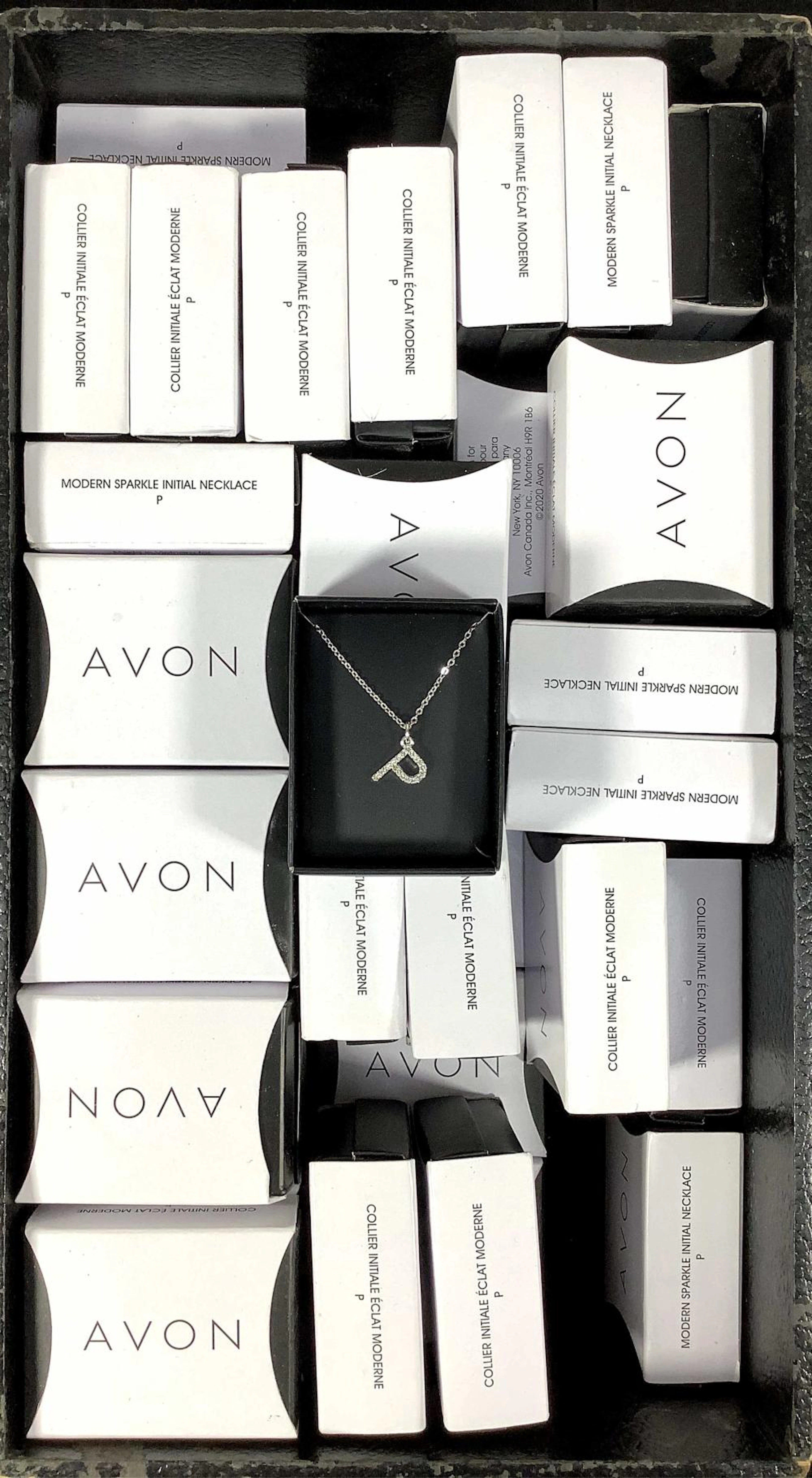 (30+) Avon Modern Sparkle Initial Necklace, ?P?