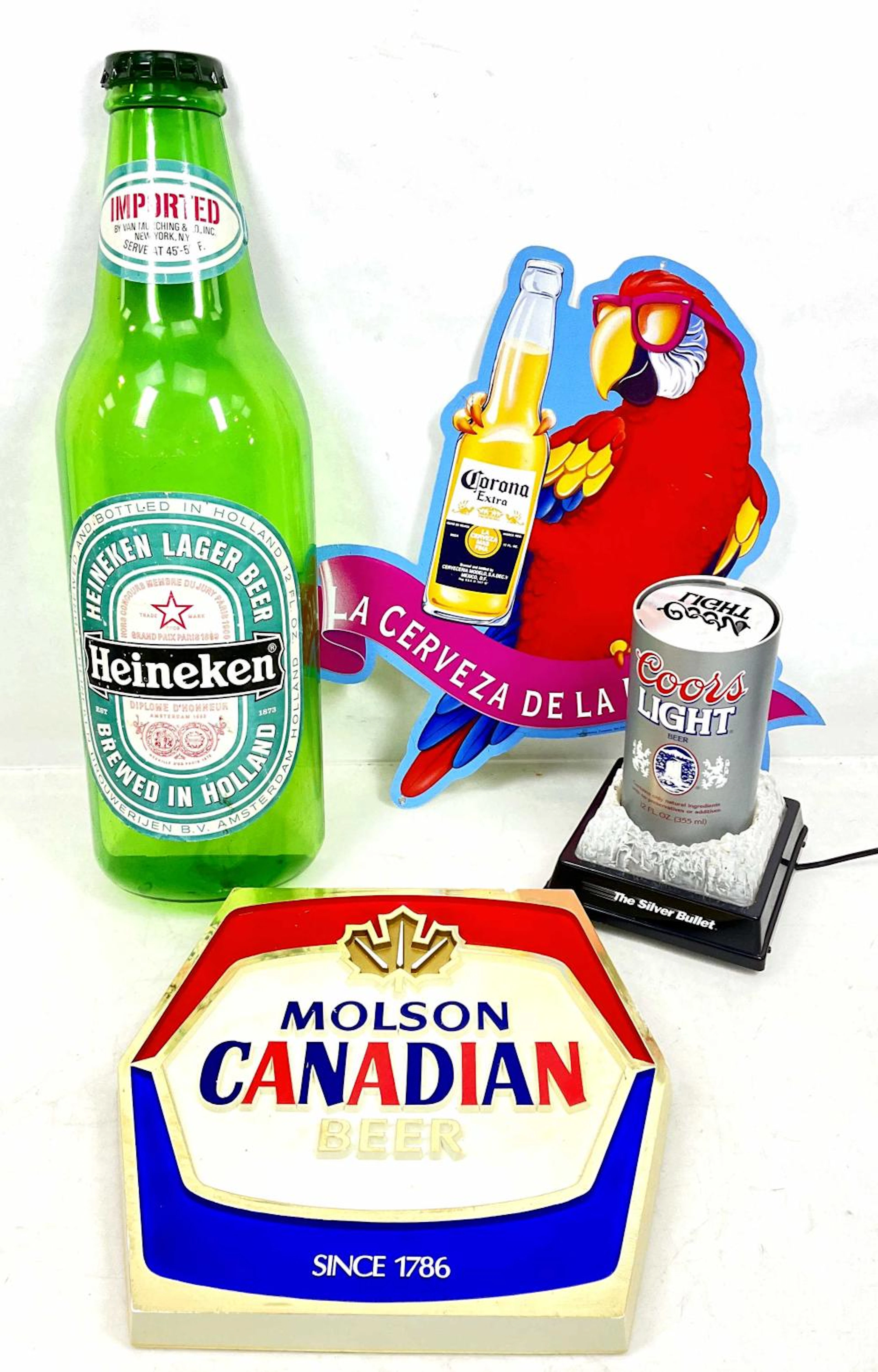 (4pc) Assorted Bar Signs