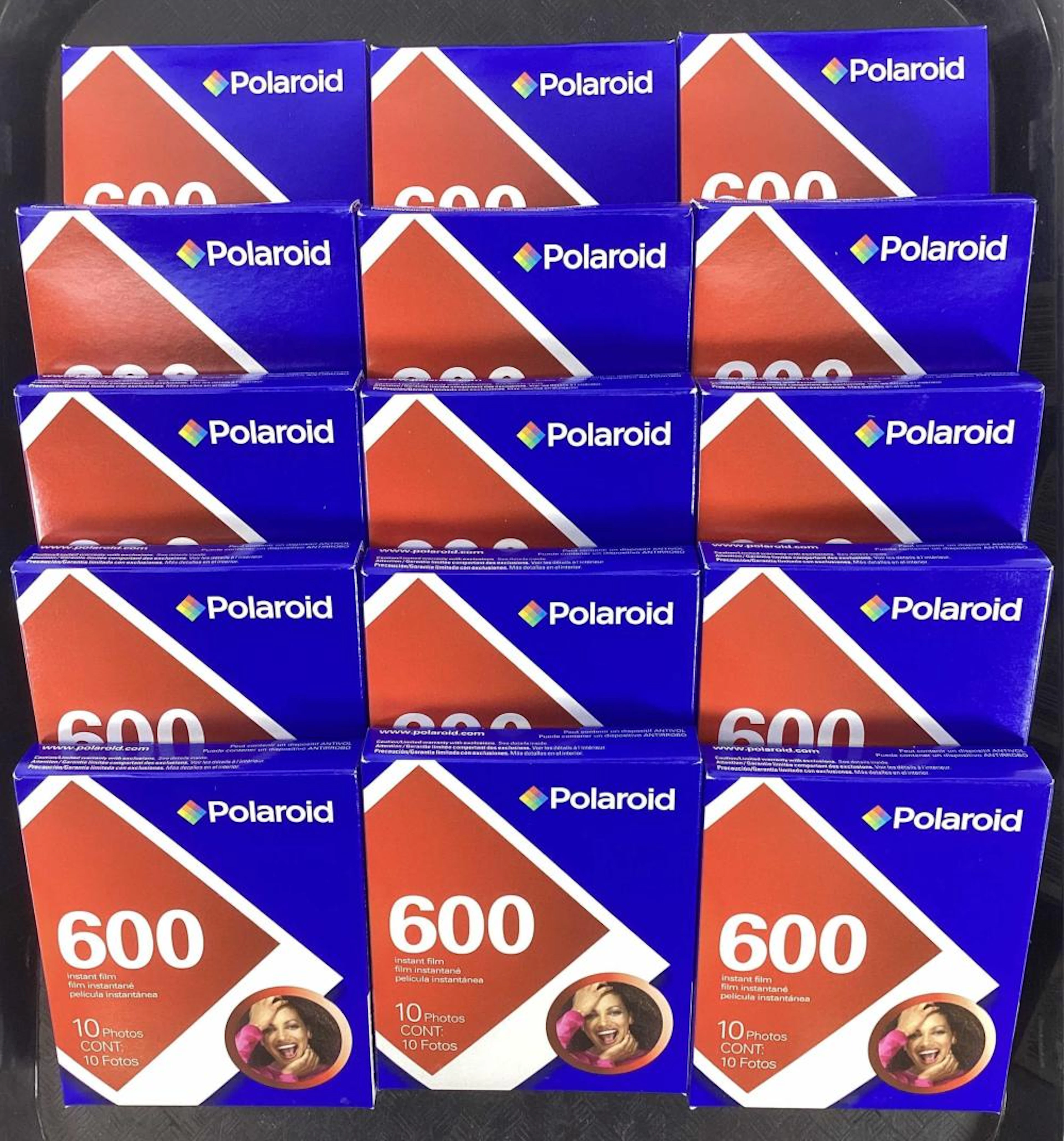 (15) Polaroid 600 Color Instant Film Packs 2009
