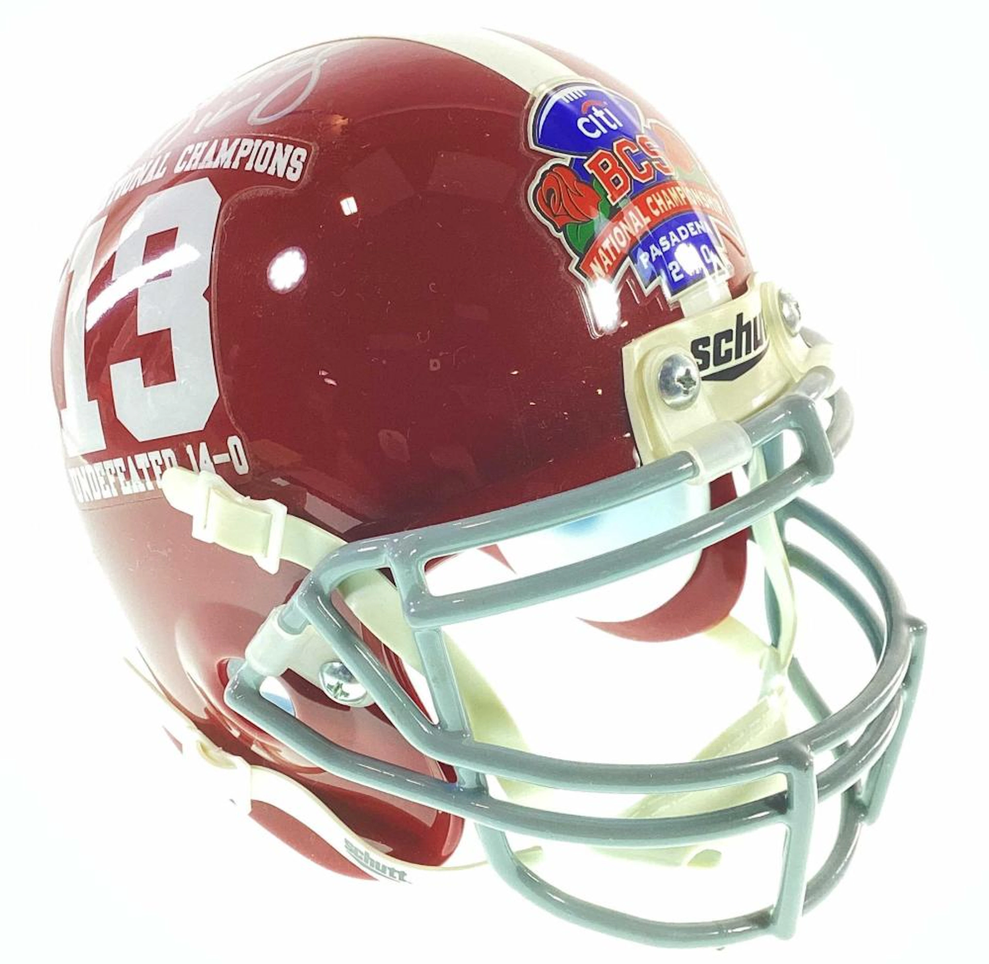 Greg McElroy Autographed Alabama Mini Helmet
