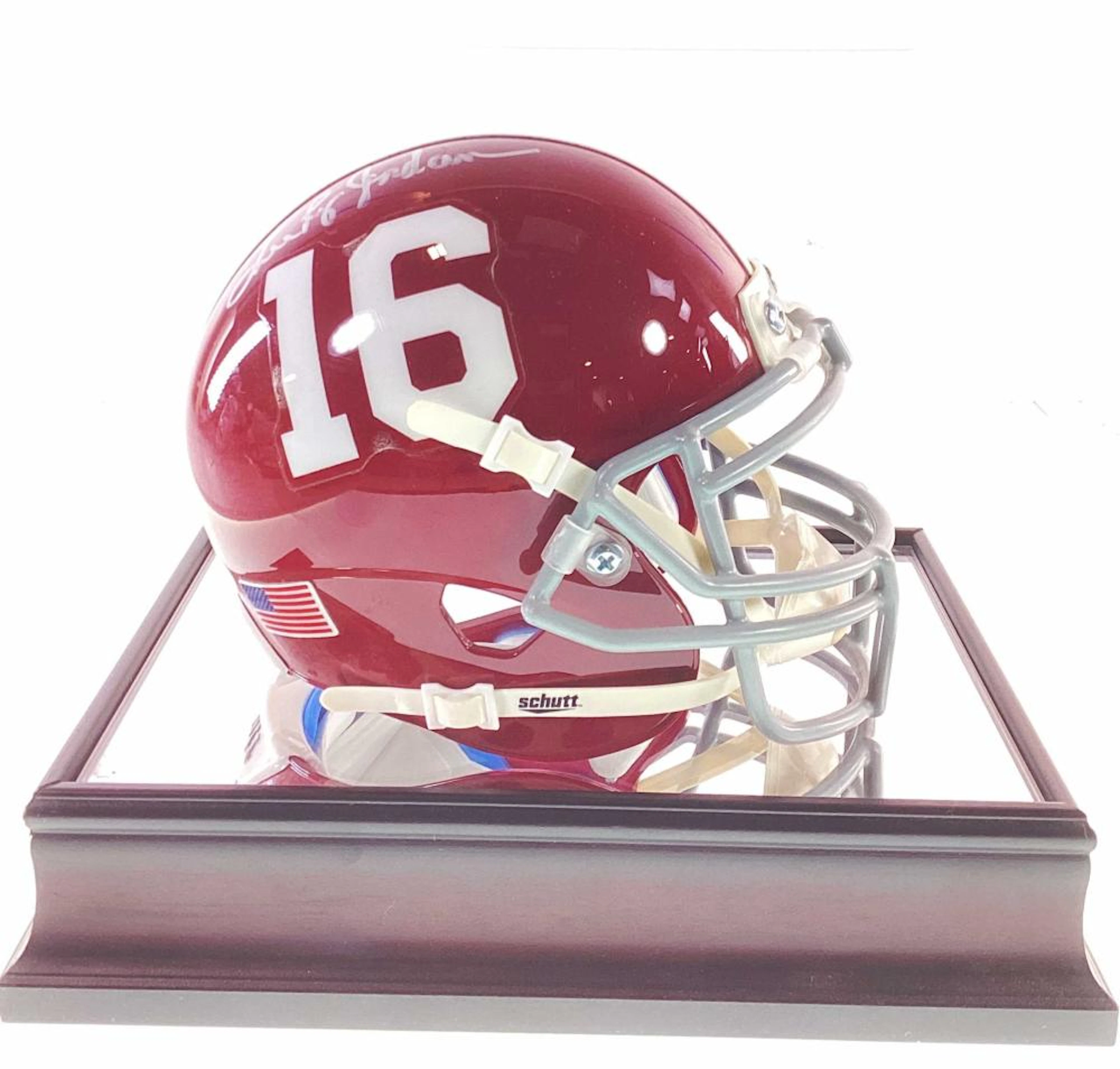 Lee Roy Jordon Autographed Mini Football Helmet