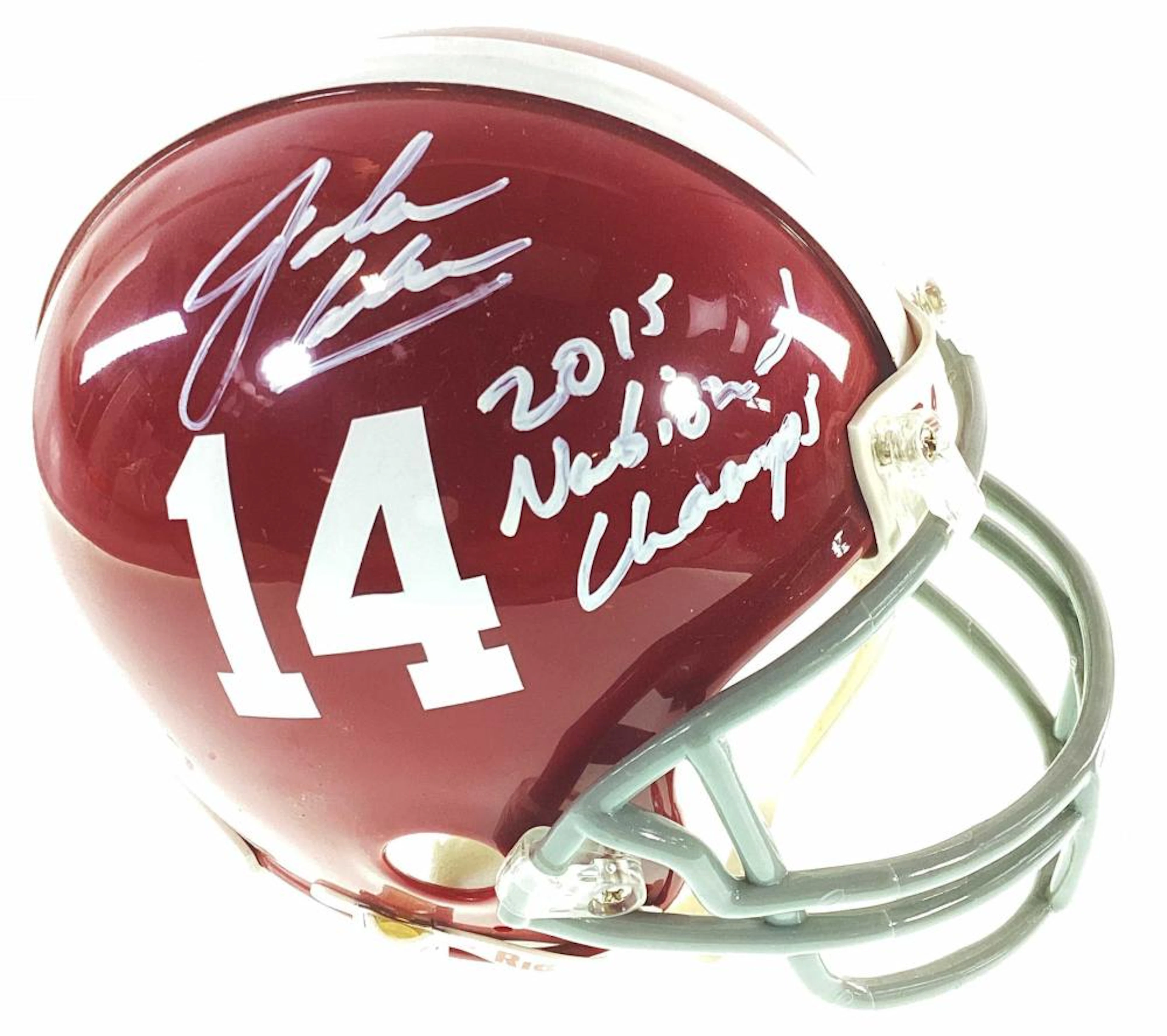 Jake Coker Autographed Alabama Mini Helmet