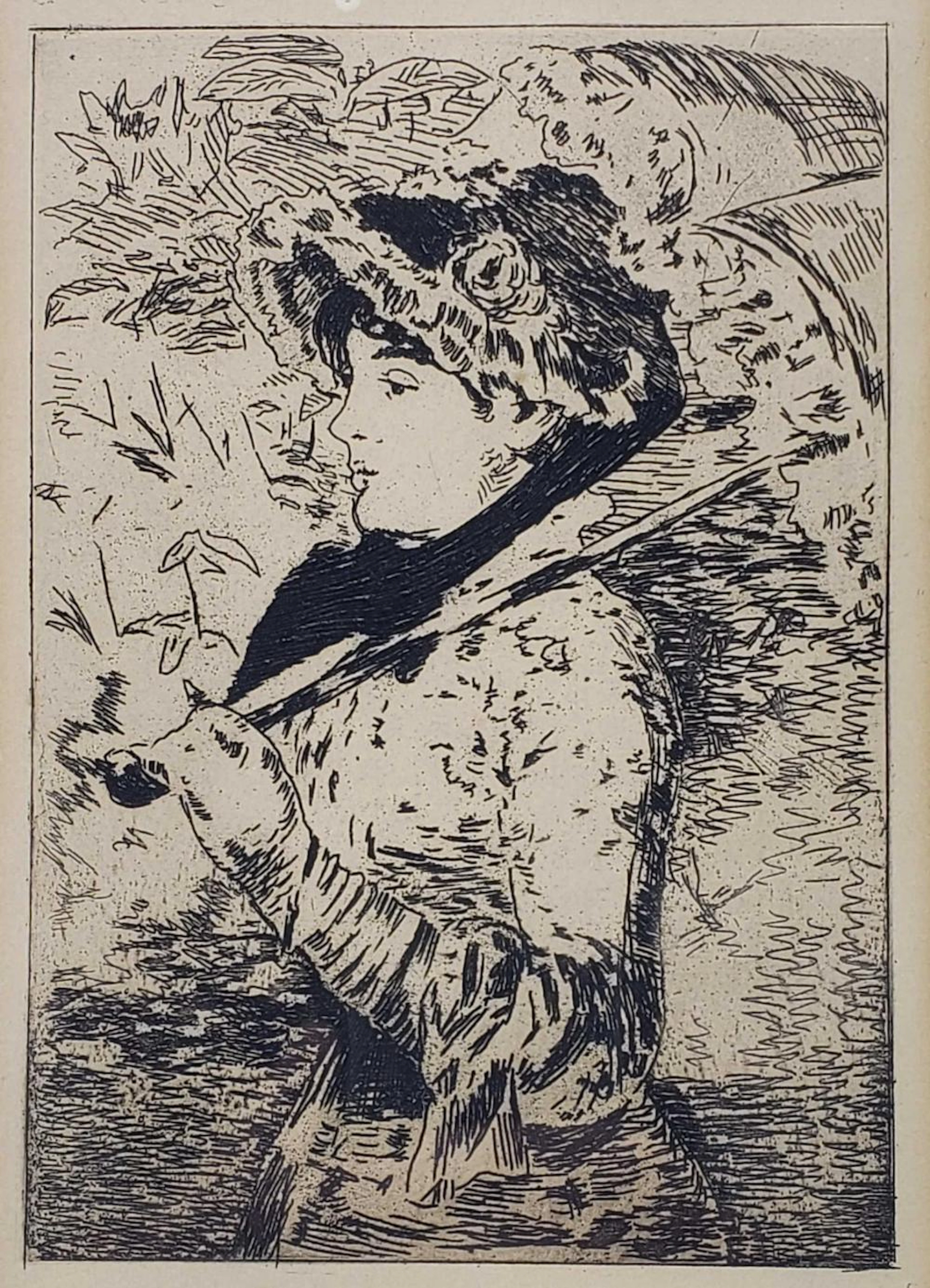 Edouard Manet (1832-1883) Drypoint Etching