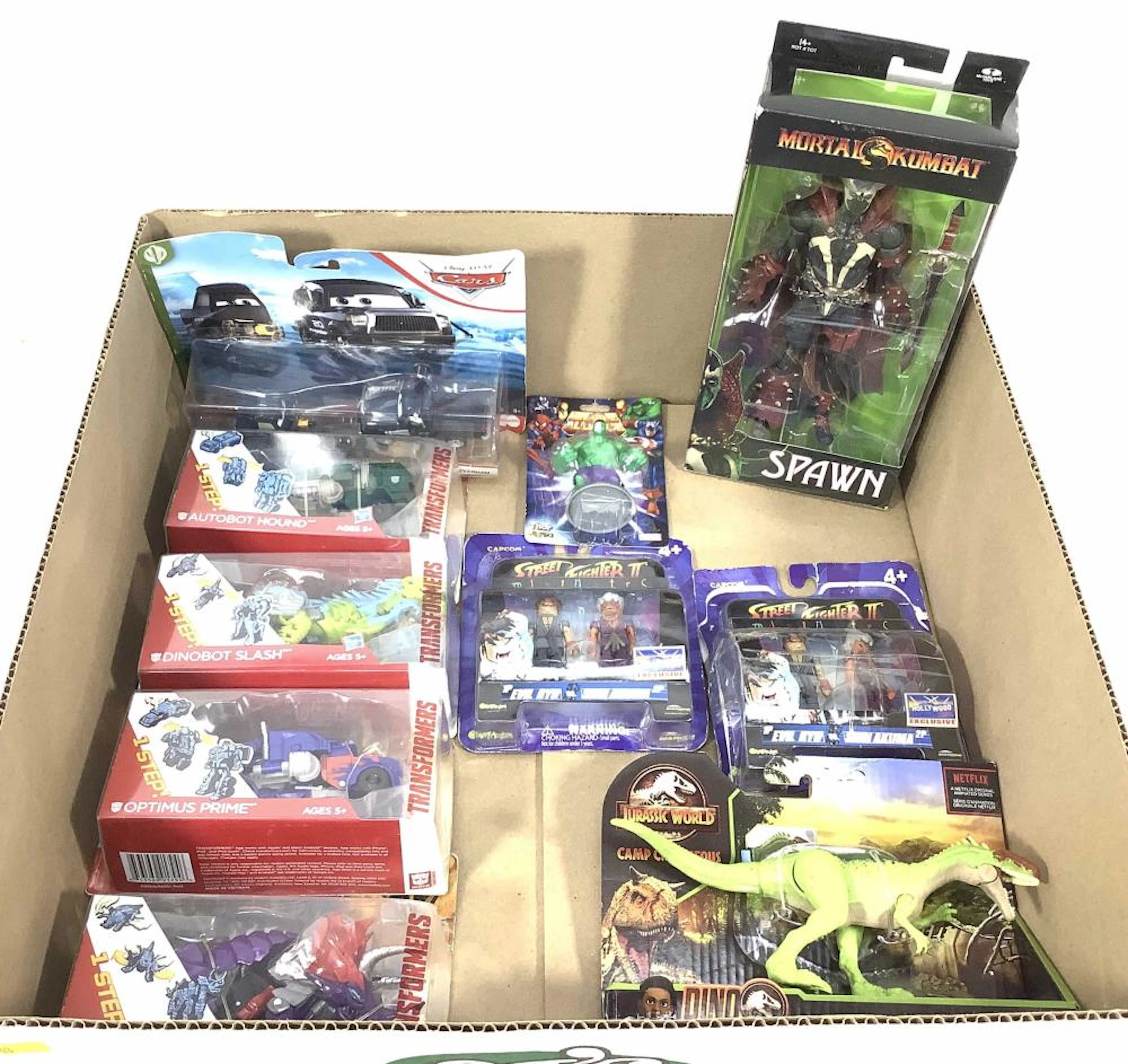 (10pc) NIP Toys, Jurassic World, Mortal Kombat