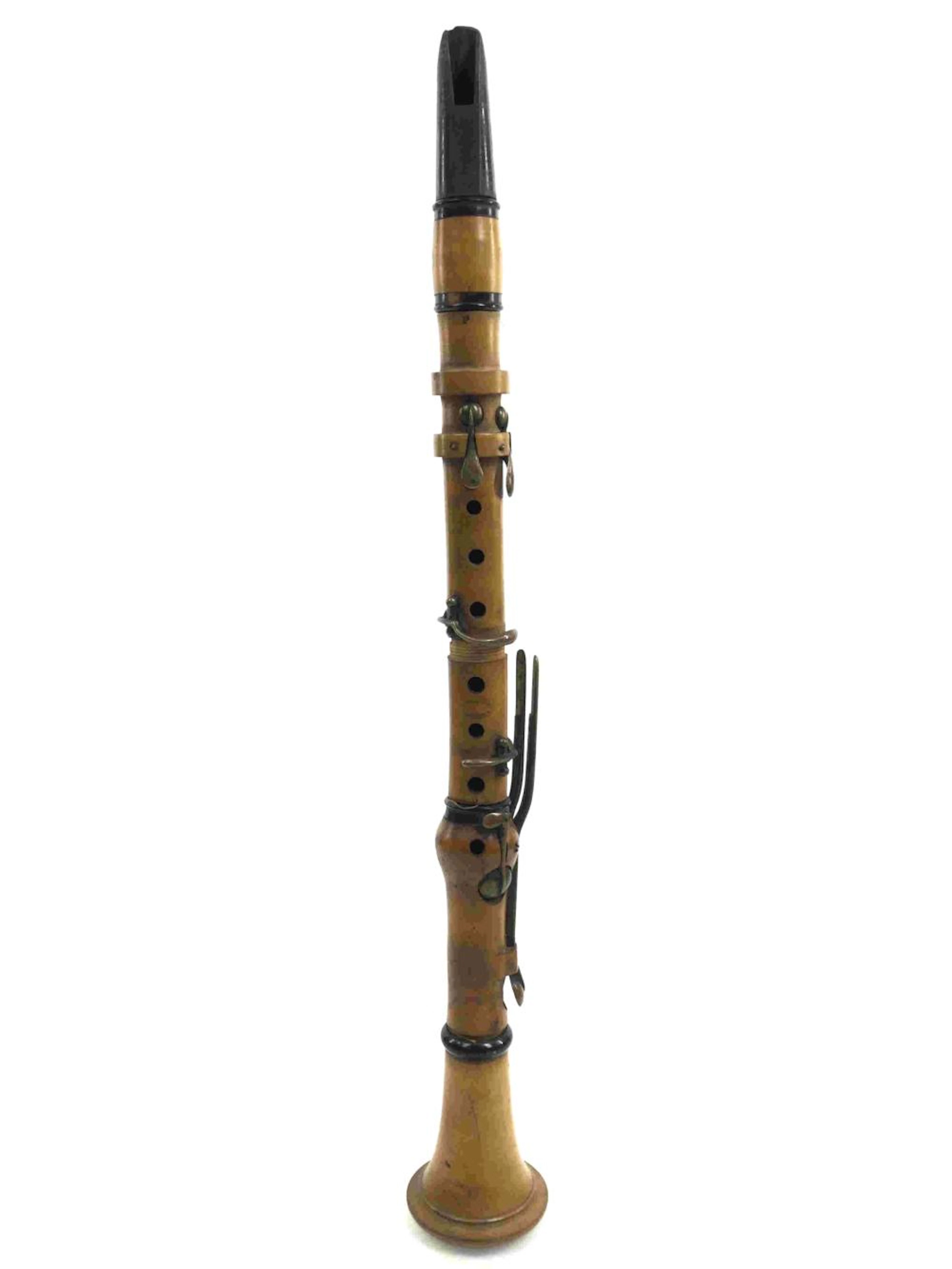 Antique R. Wurlitzer & Bro Boxwood Clarinet