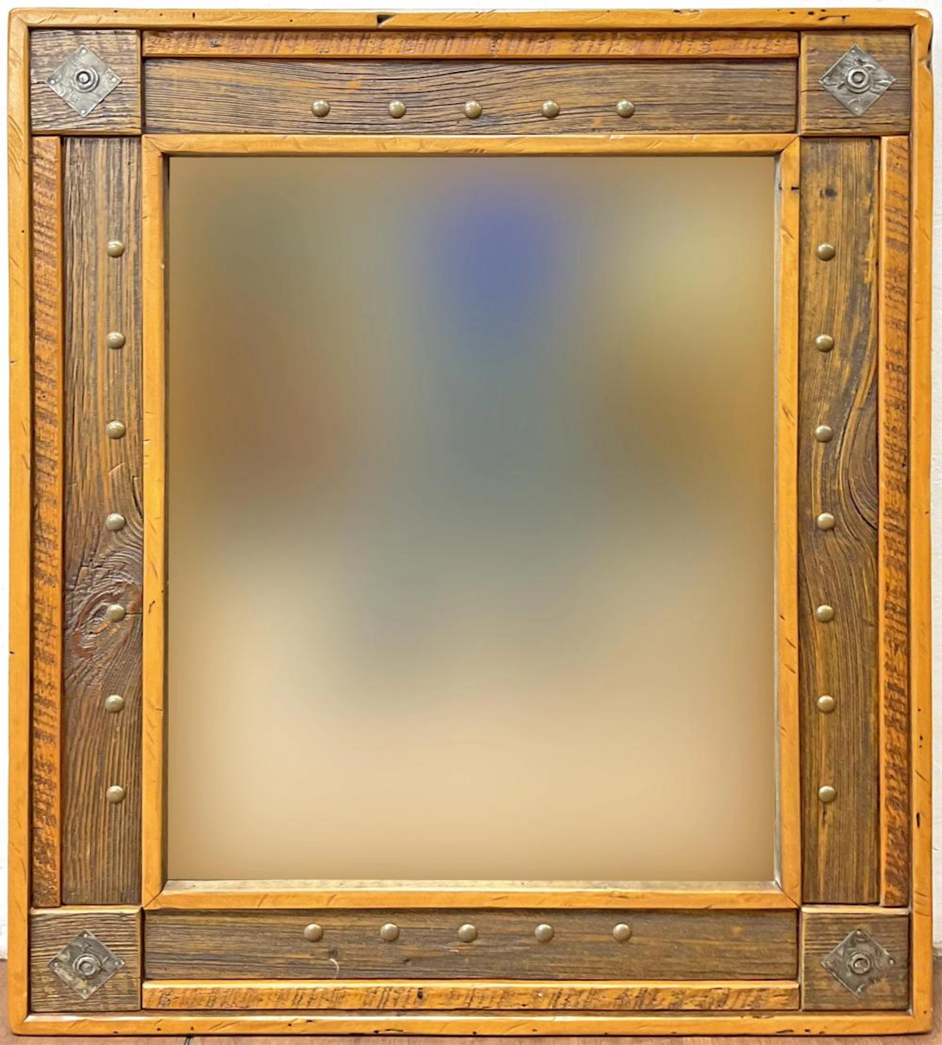 Phil Smith Rustic Western Style Wall Mirror
