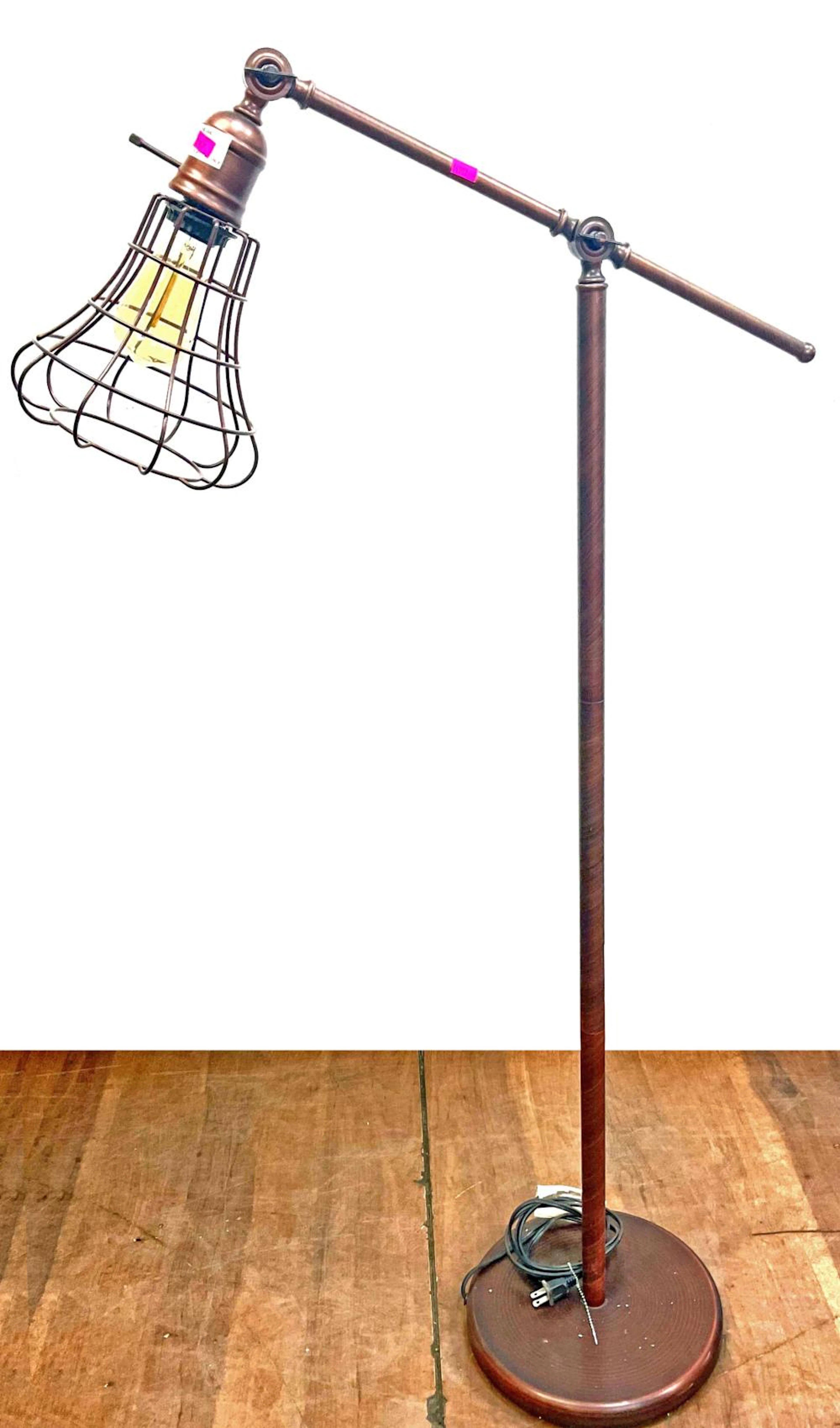 Industrial Steampunk Style LED Floor Lamp