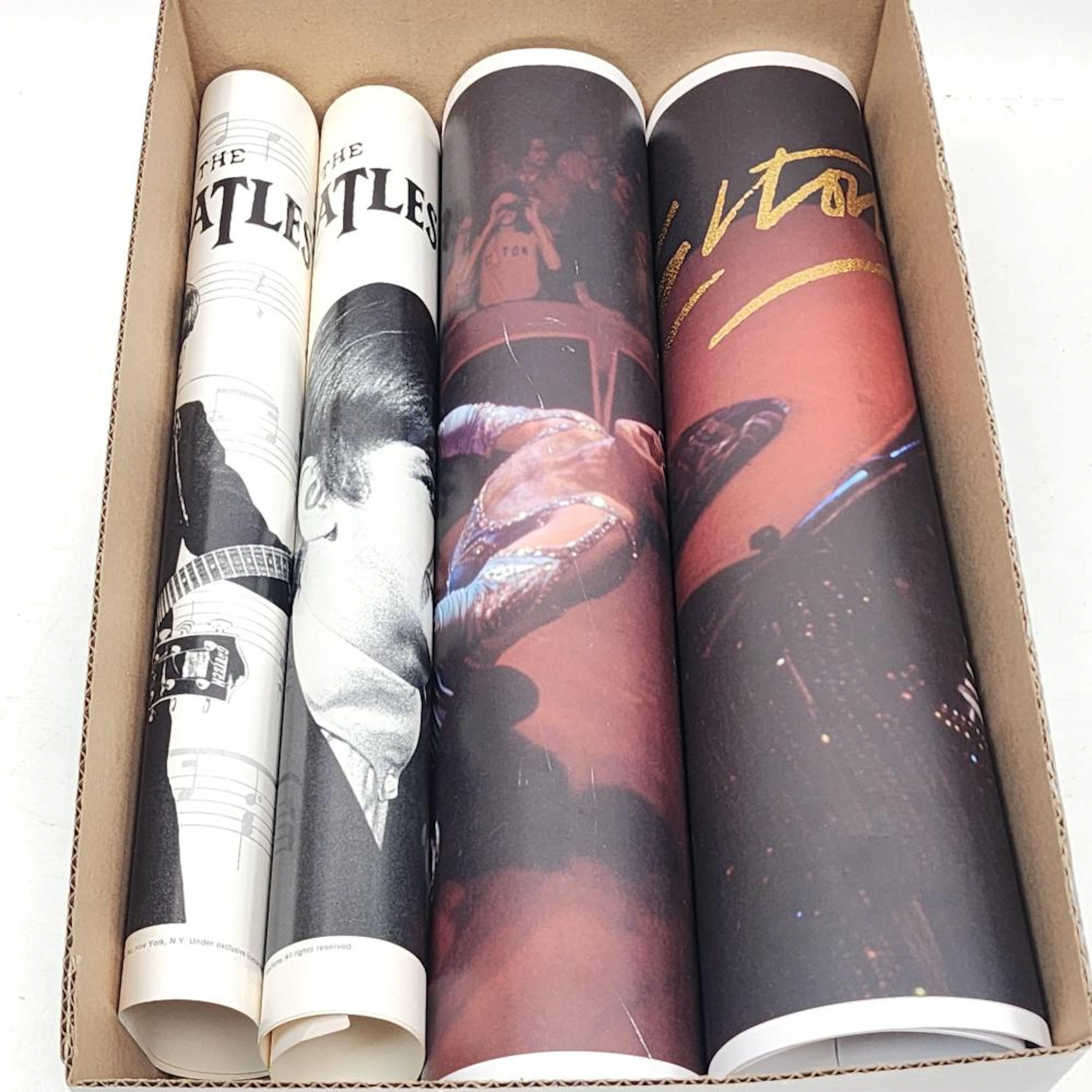 Vintage Beatles, Elton John Posters