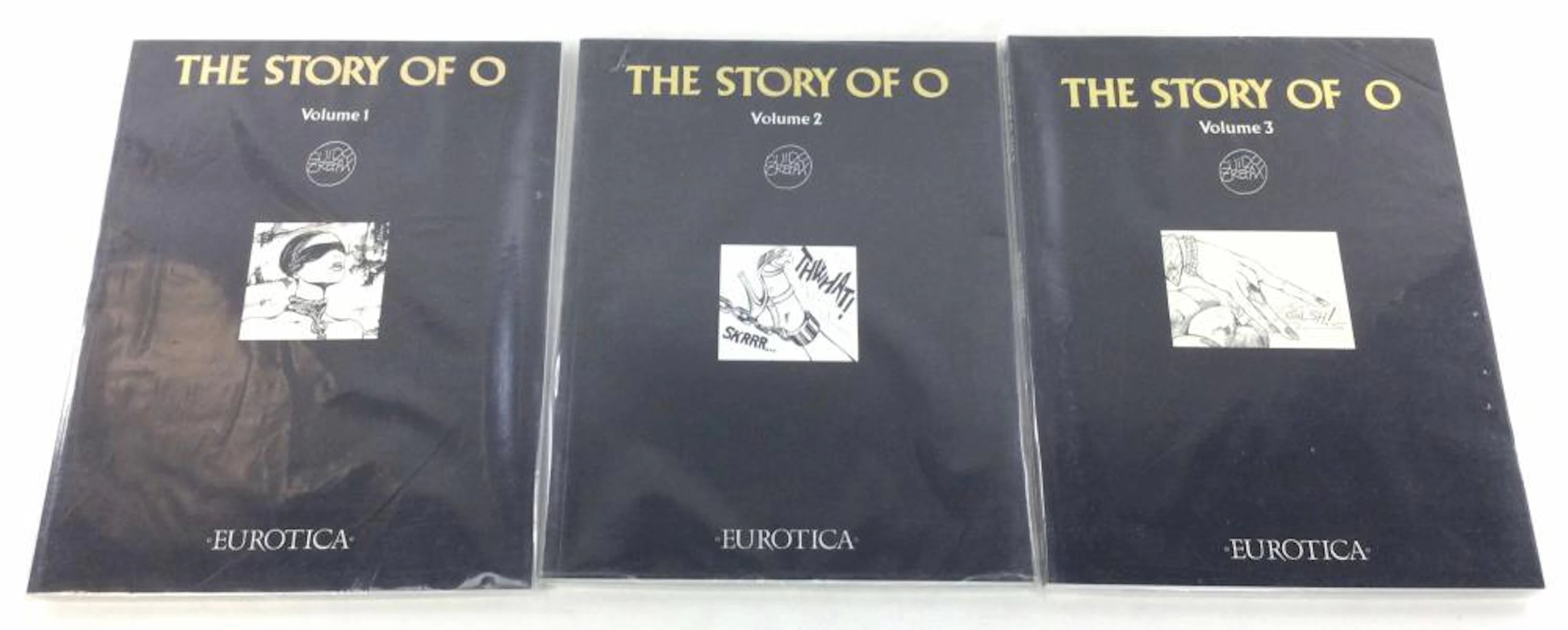 (3) Guido Crepax Eurotica Magazines V1-3