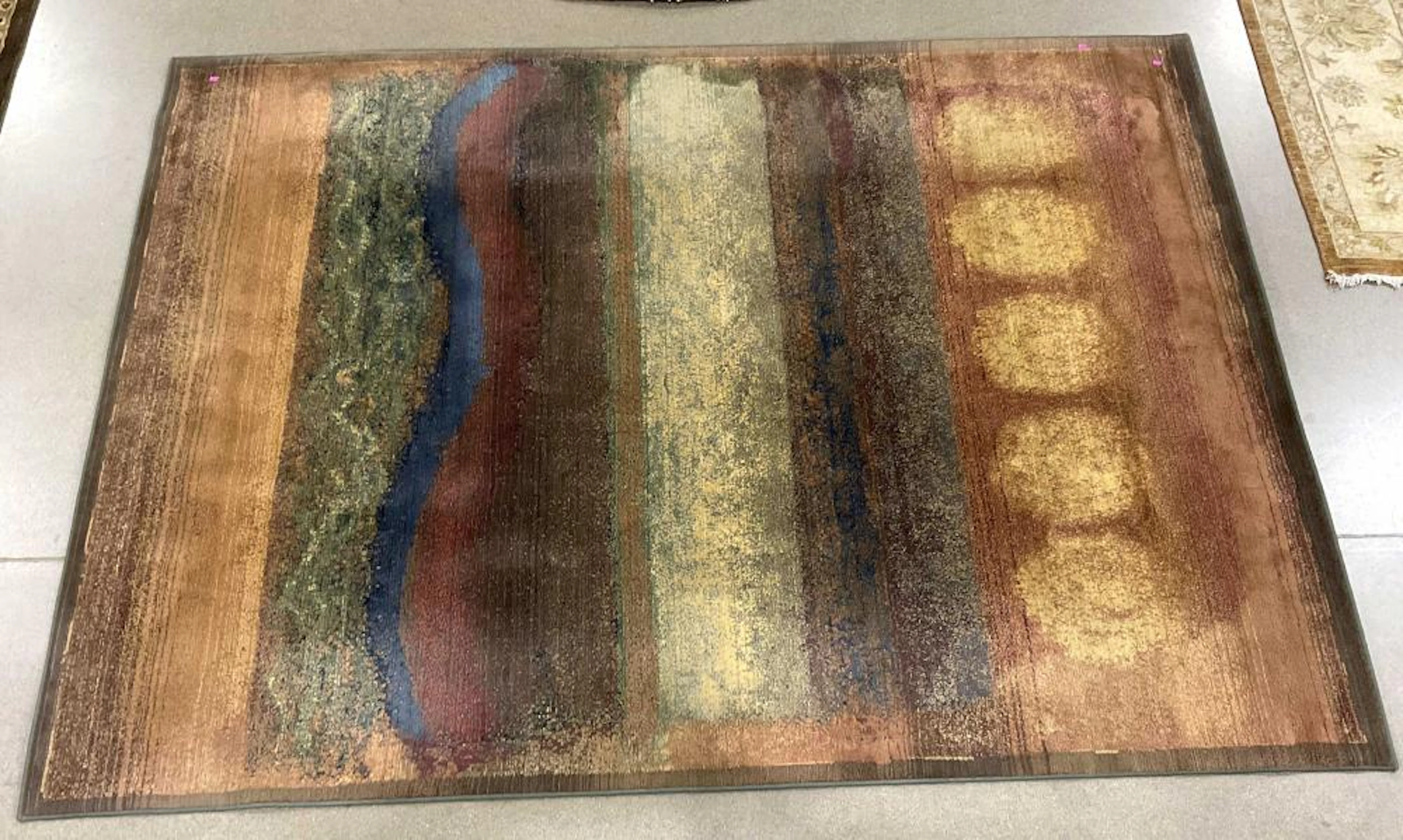 108in Egyptian Multicolored Abstract Area Rug
