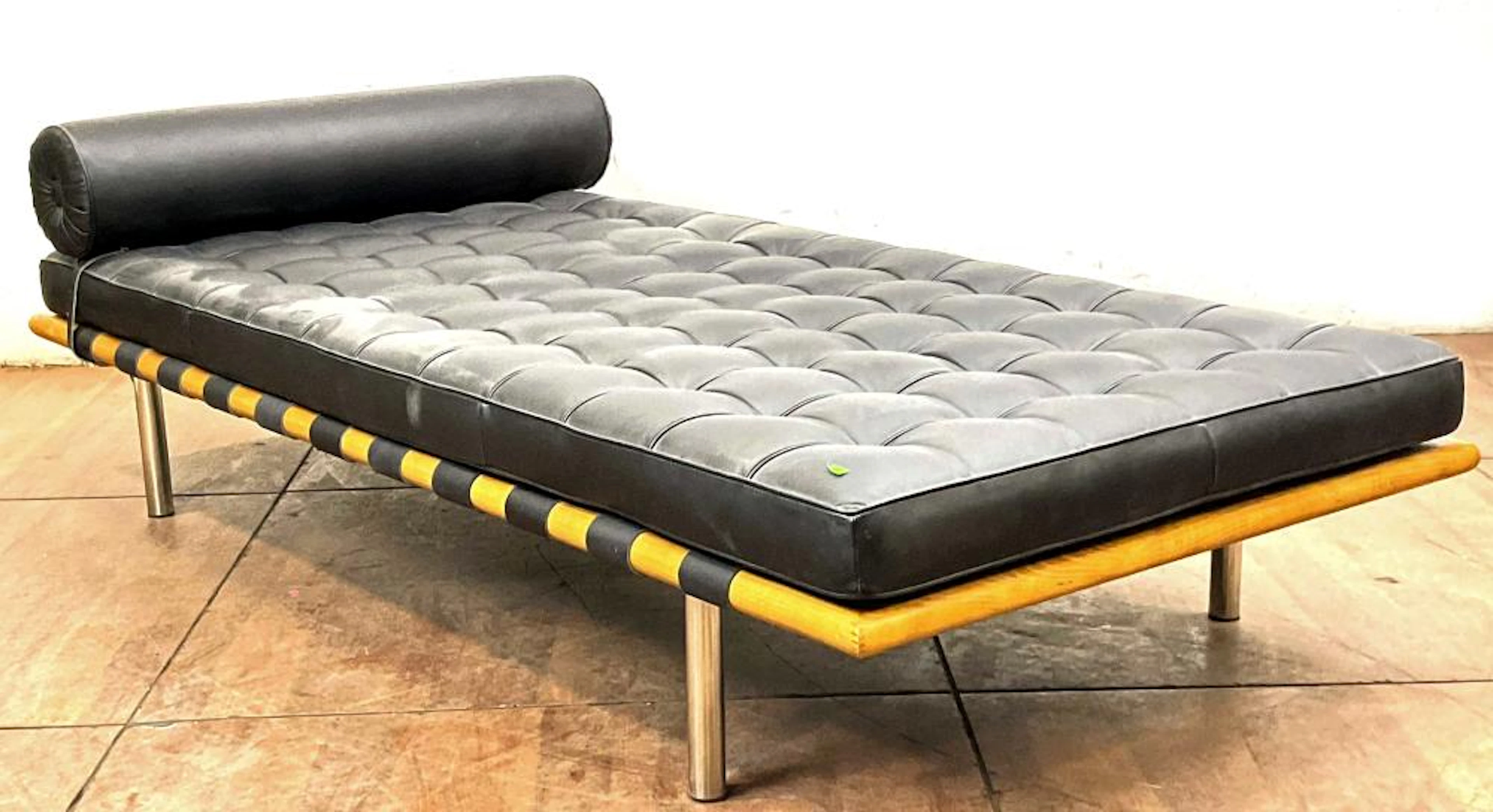 Mies Van Der Rohe Inspired Leather Barcelona Sofa