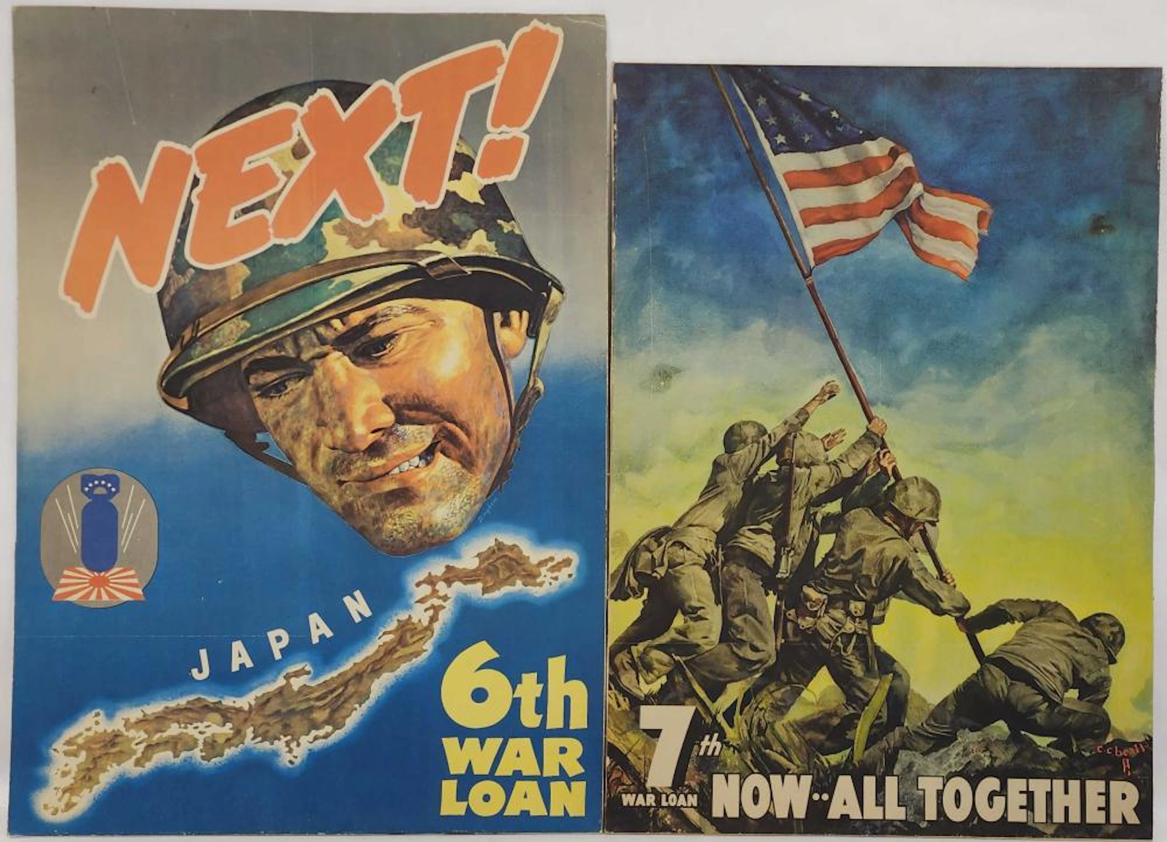 (2) Vintage U.S. Military Posters On Boards