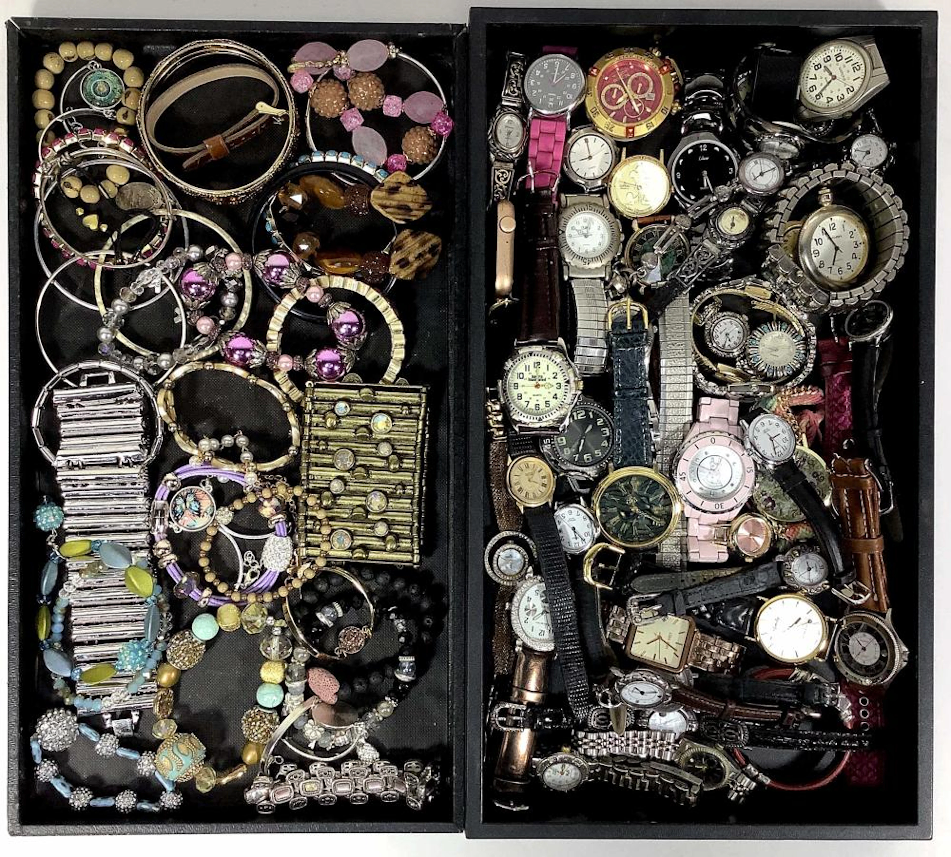 Assorted Fashion Jewelry And Wrist Watches