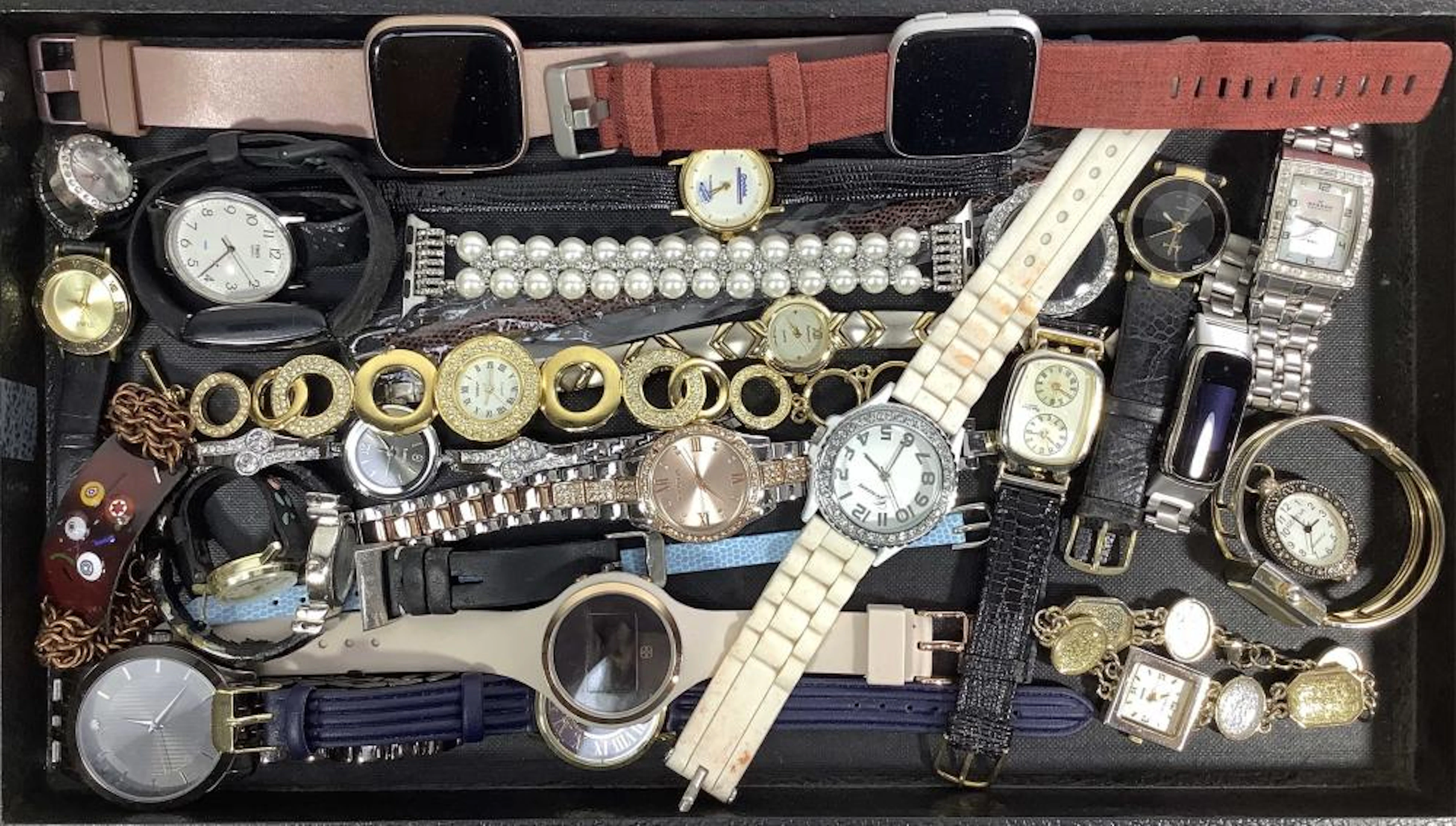 Assortment Of Fashion Watches, Fitbit, Skage