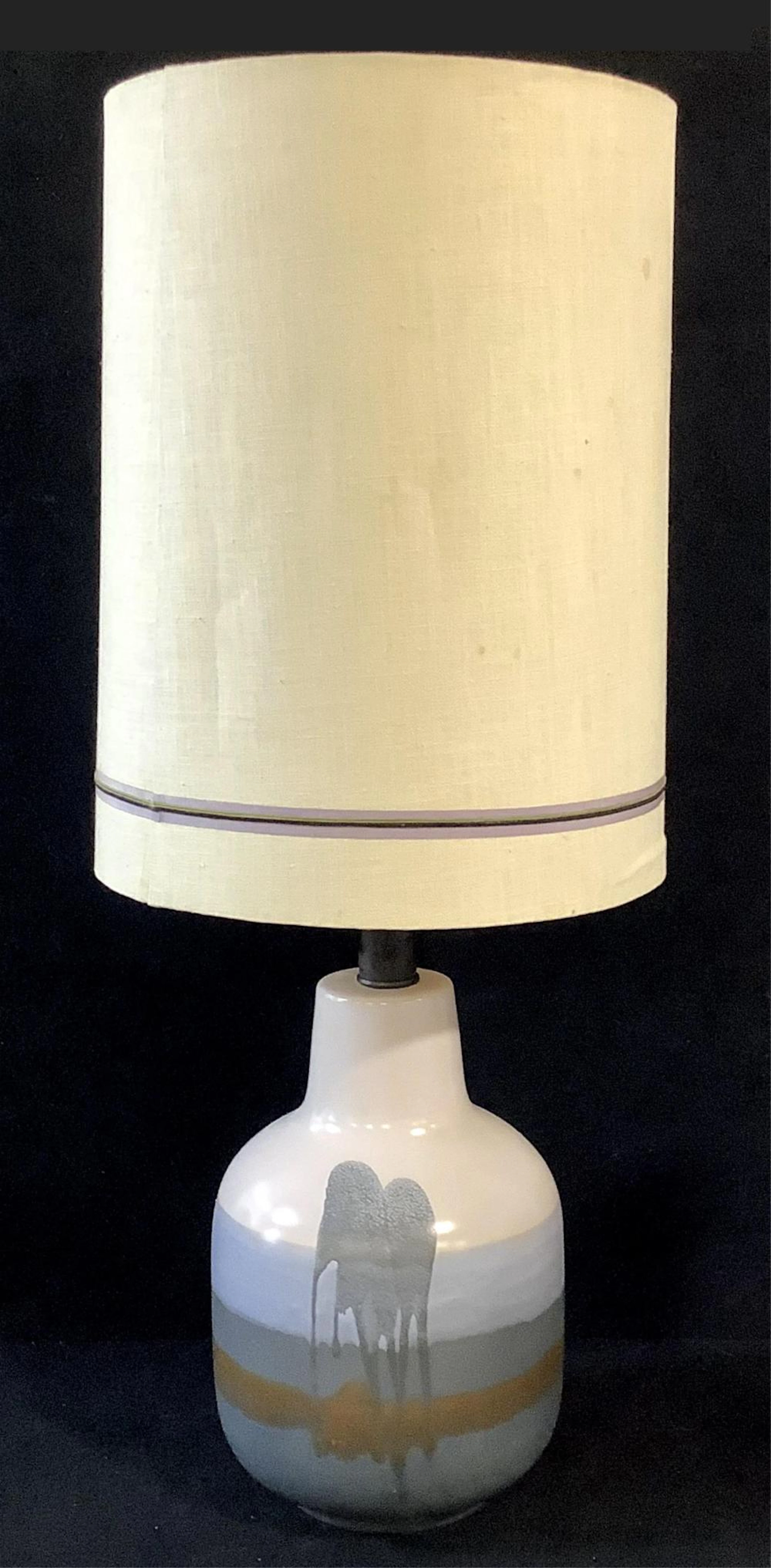 Southwestern Style Ceramic Table Lamp w/ Shade