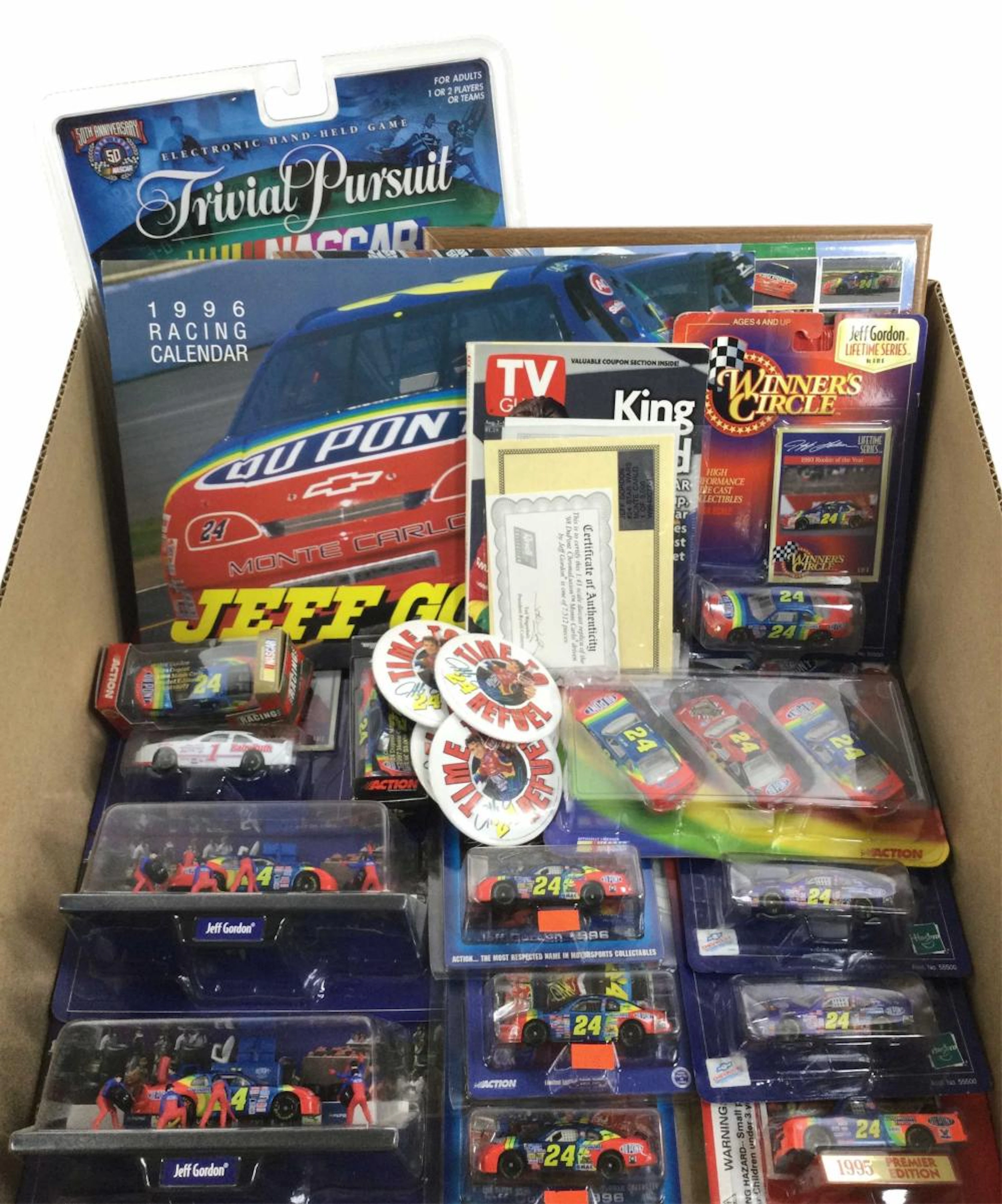 Jeff Gordon NASCAR Memorabilia, Die Cast Cars