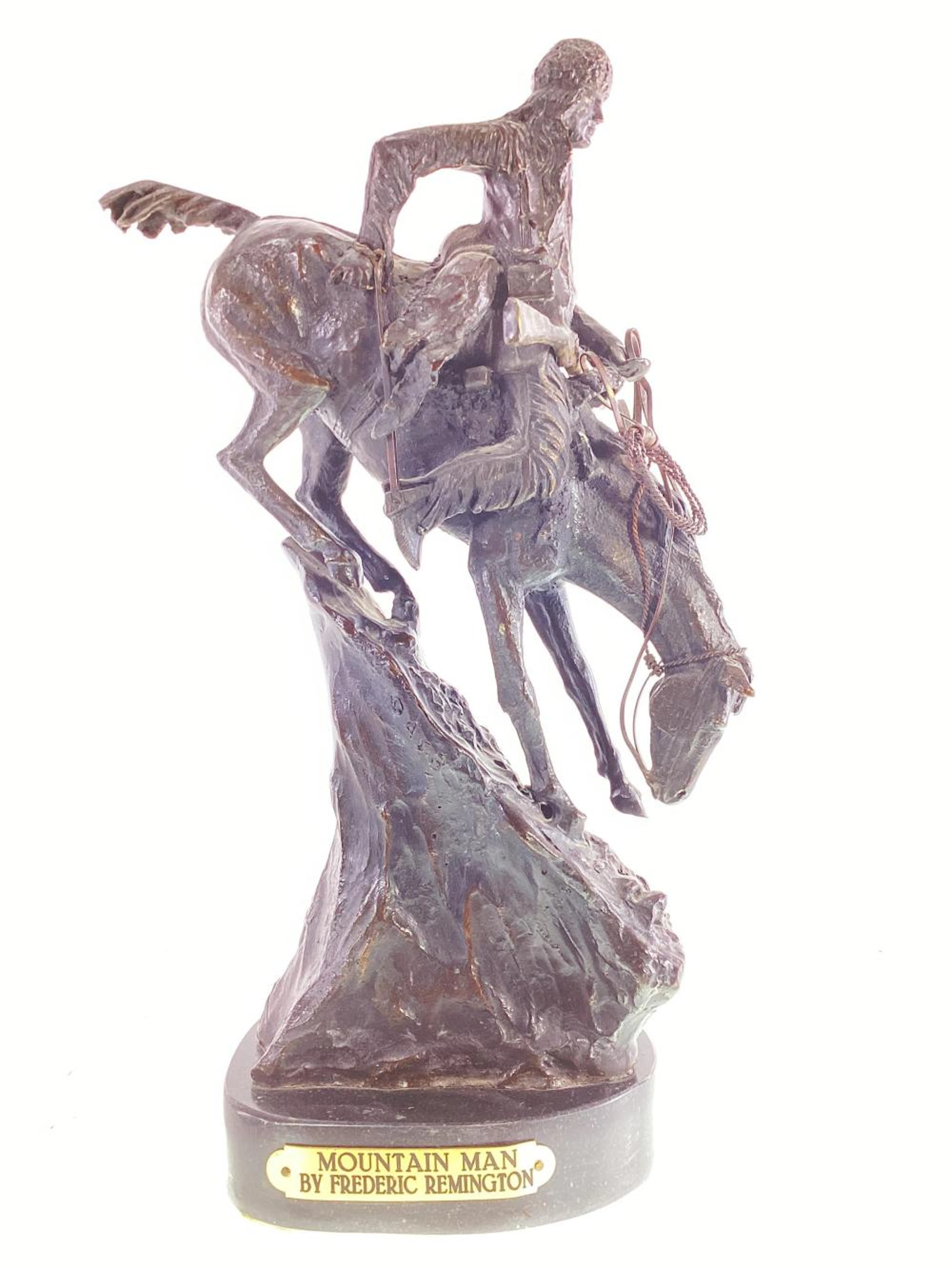 After Frederic Remington Mountain Man Bronze